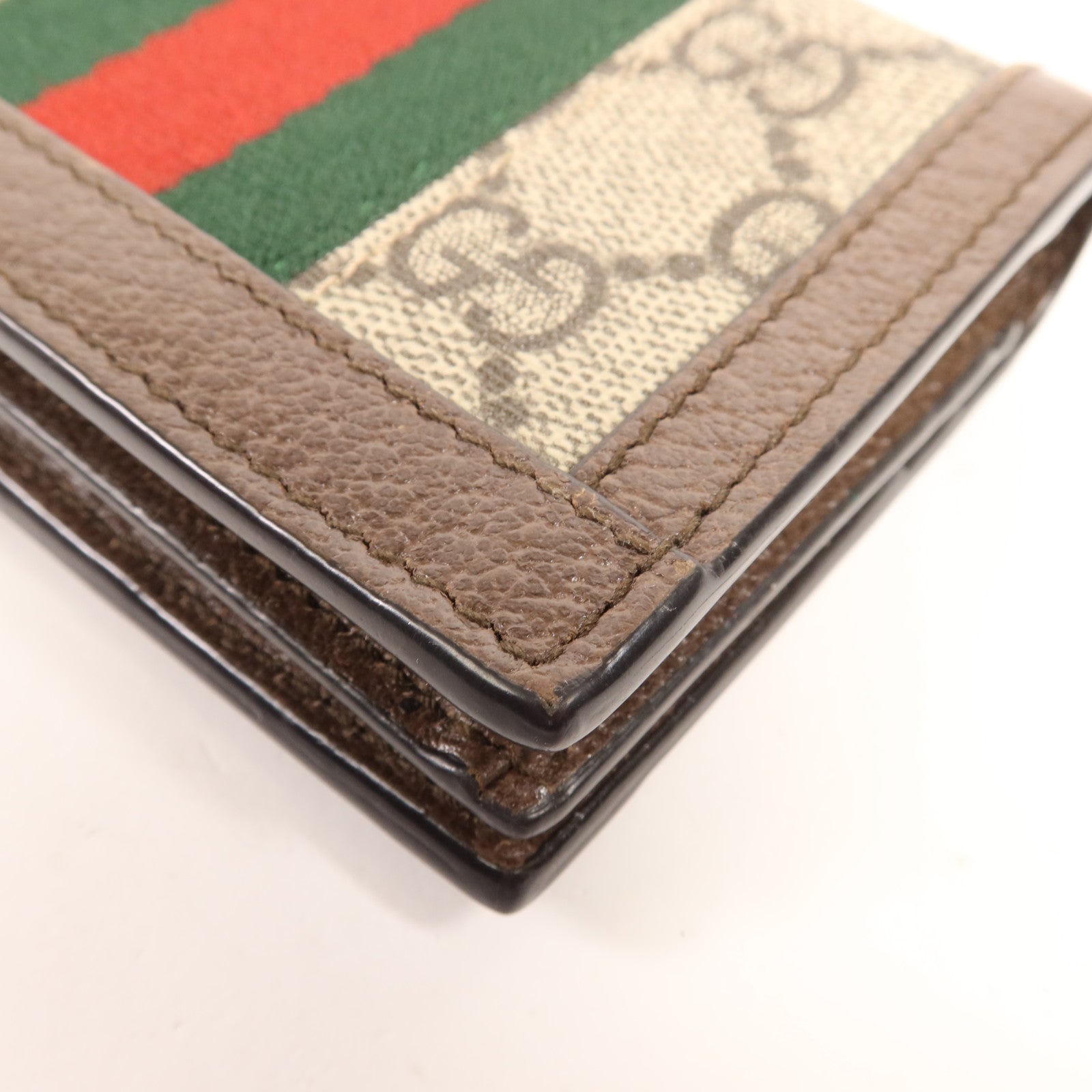 GUCCI 塗層帆布Ophidia GG Wallet金扣錢包