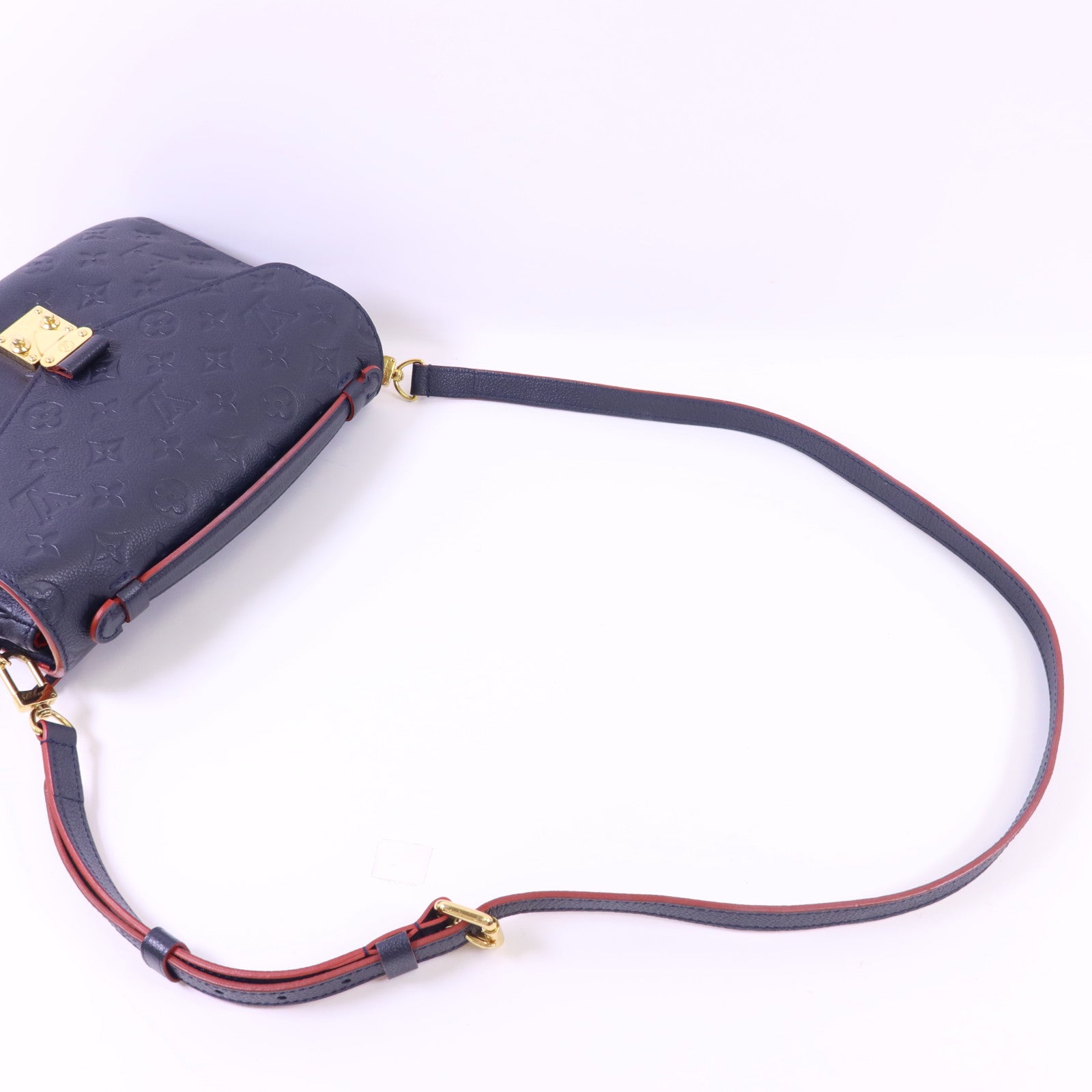 LOUIS VUITTON Monogram Empreinte Pochette Metis金扣手挽肩背兩用袋
