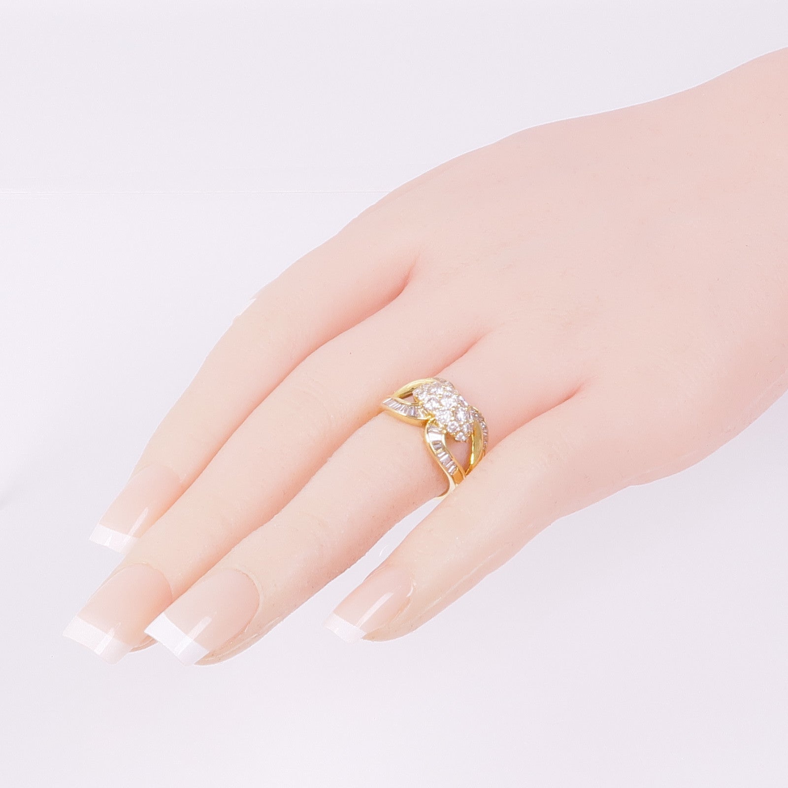 JEWELRY 18K黃金Diamond Ring鑽石戒指US#5.75