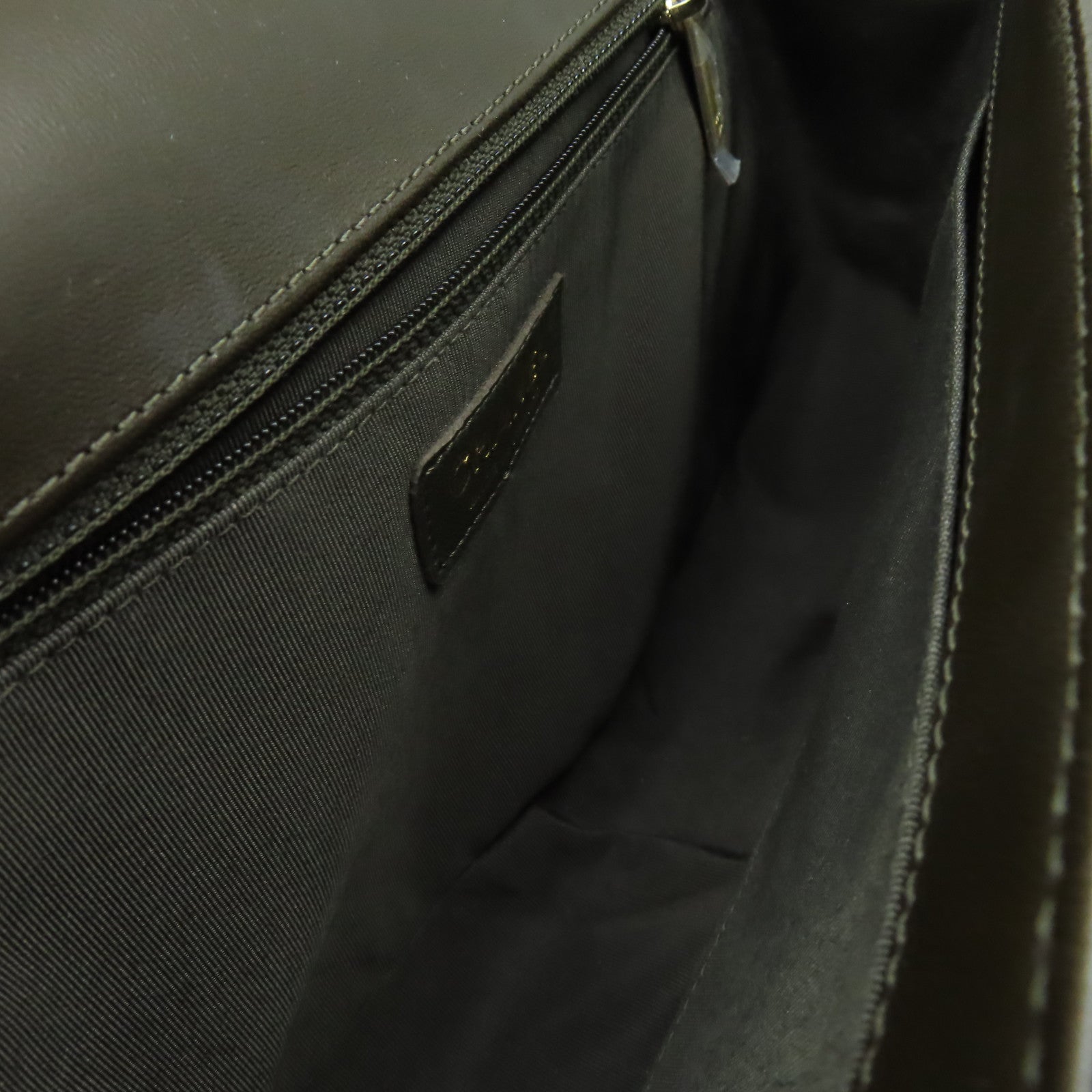 CHANEL **【激減優惠】菱格牛皮皮革Boy Chanel Chain Shoulder Bag金扣鏈帶肩背袋啡色
