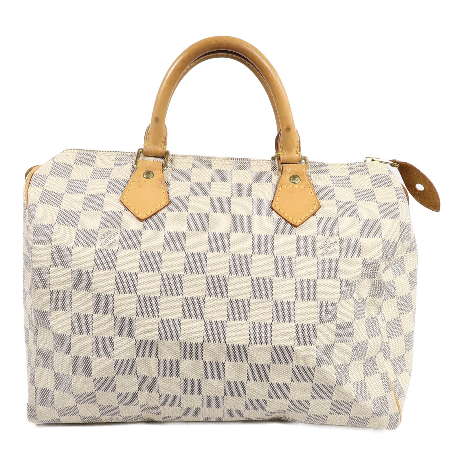 LOUIS VUITTON Damier Azur Speedy 30手挽袋