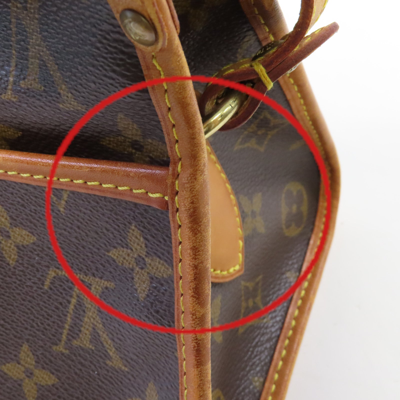 LOUIS VUITTON Monogram Popincourt Long Shoulder Bag金扣肩背袋啡色