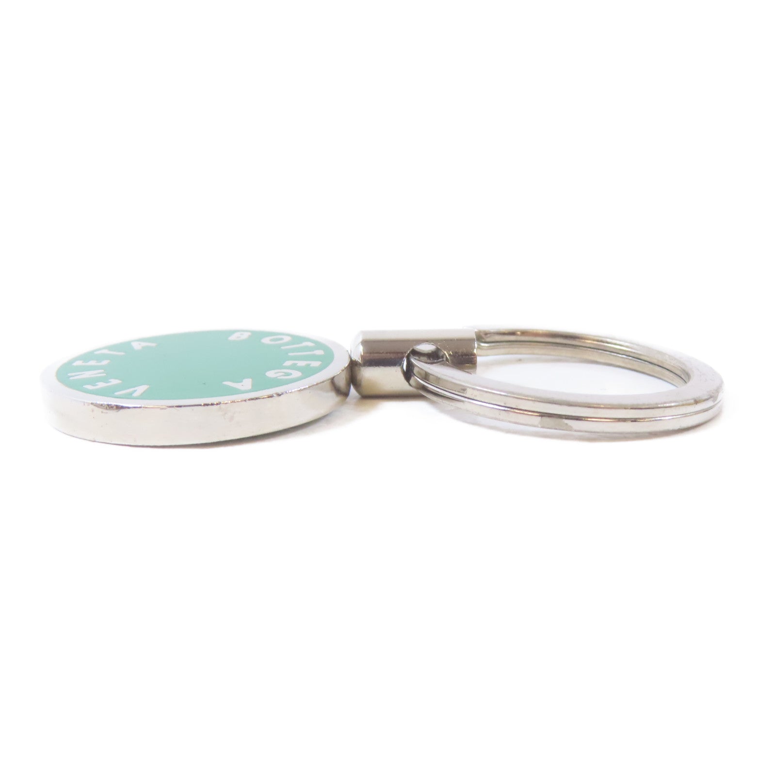 BOTTEGA VENETA 金屬Key Chain鎖匙扣綠色/銀色