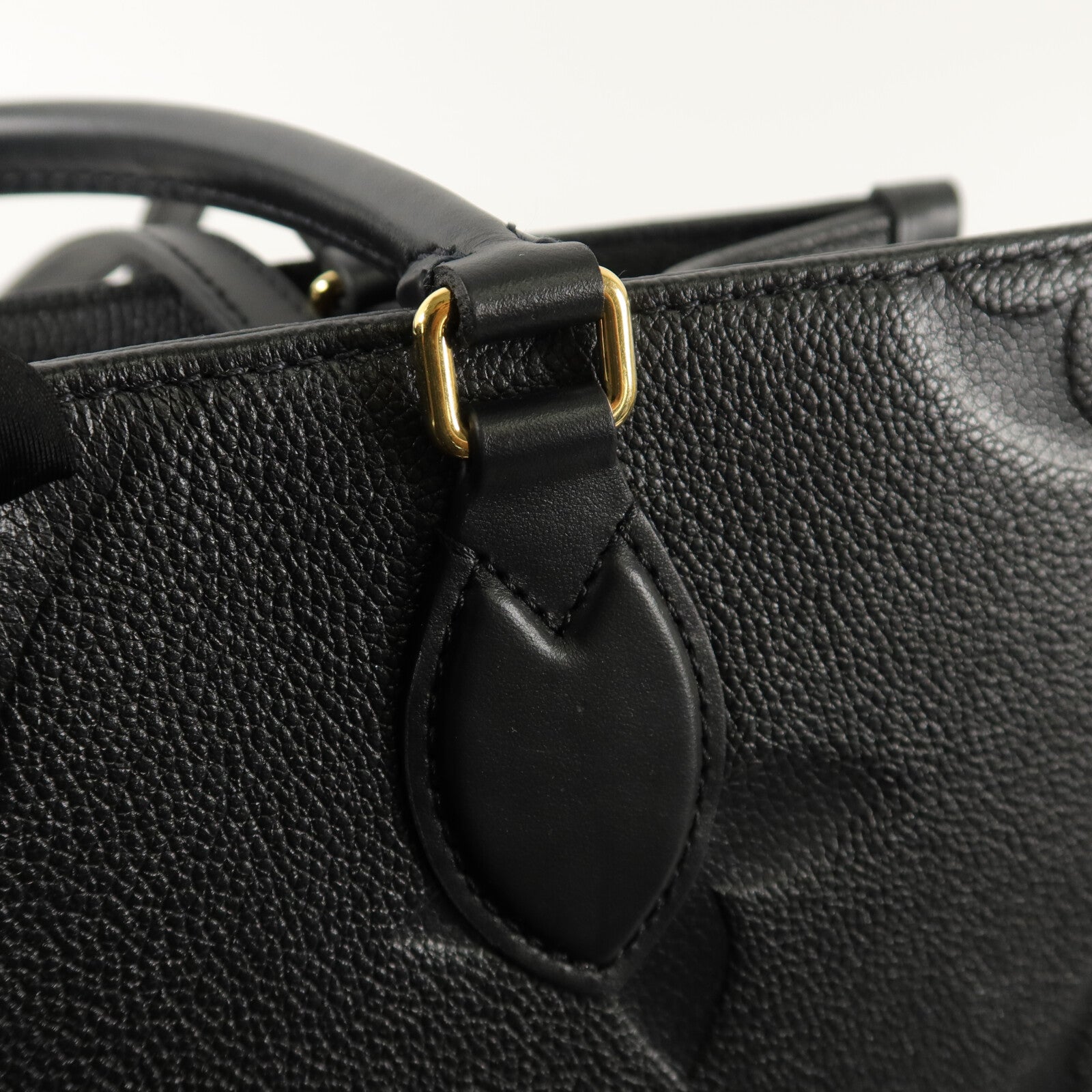 LOUIS VUITTON Monogram Empreinte On The Go MM手挽肩背兩用袋