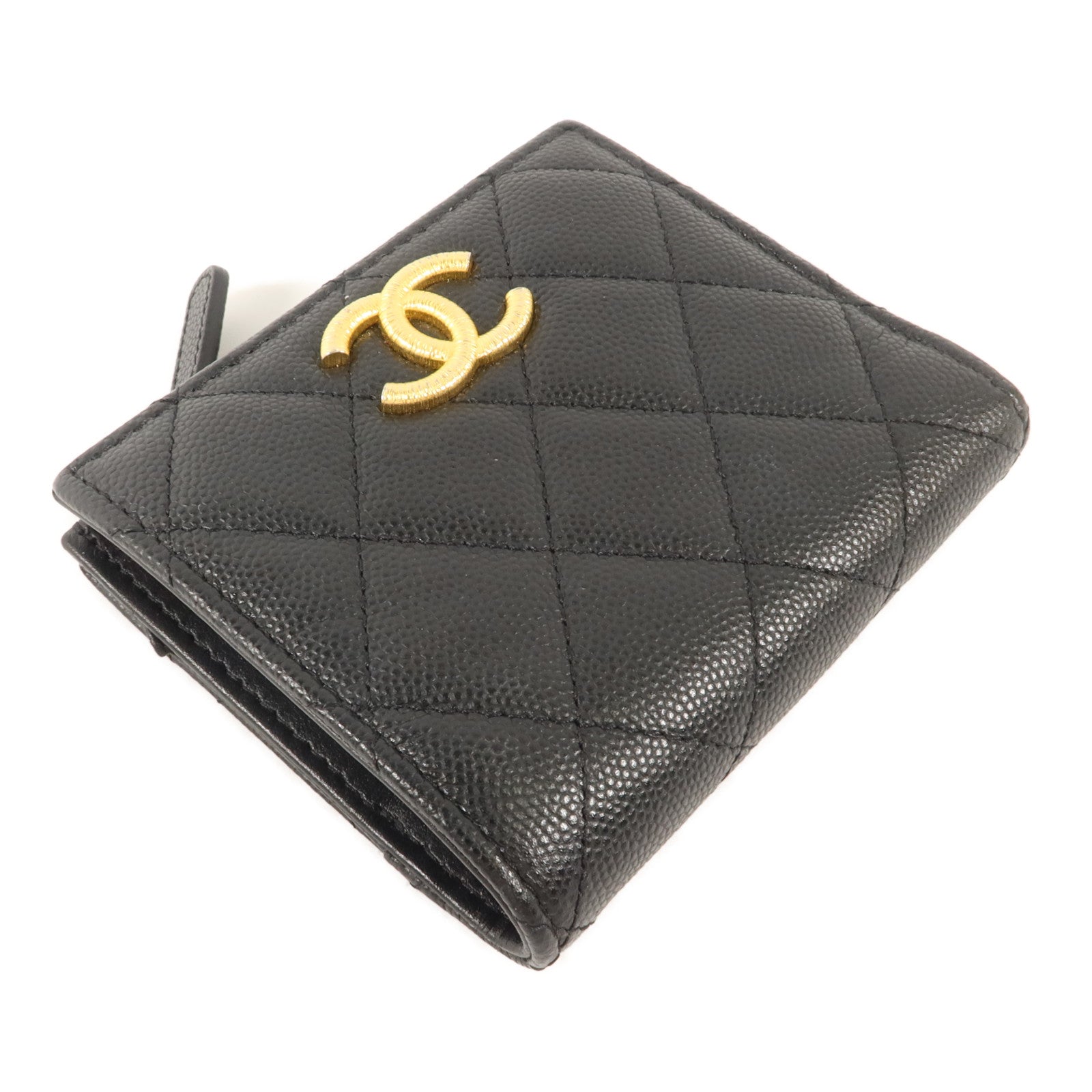 CHANEL 牛皮皮革Bifold Wallet錢包
