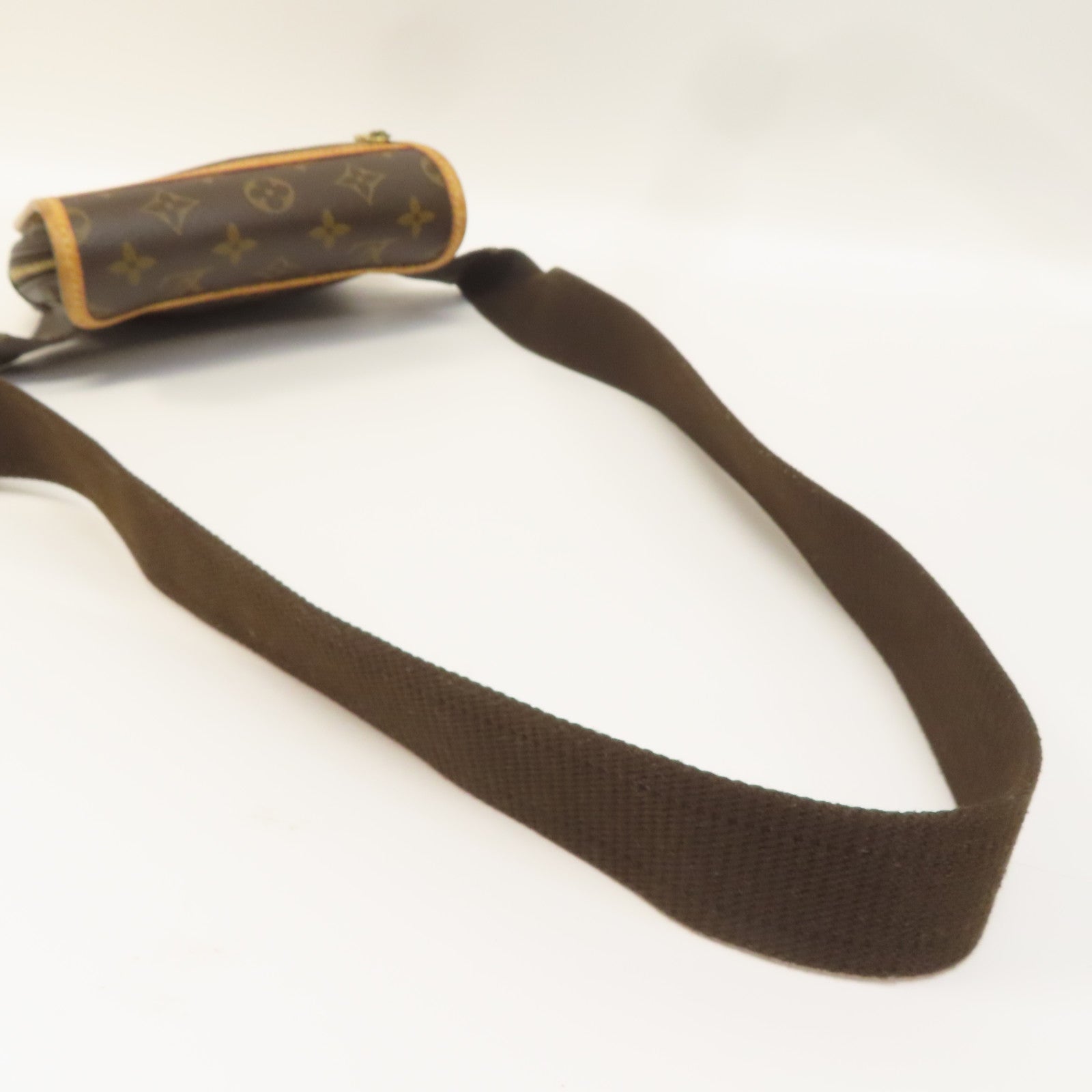 LOUIS VUITTON Monogram Bosphore Bum Bag金扣腰包啡色
