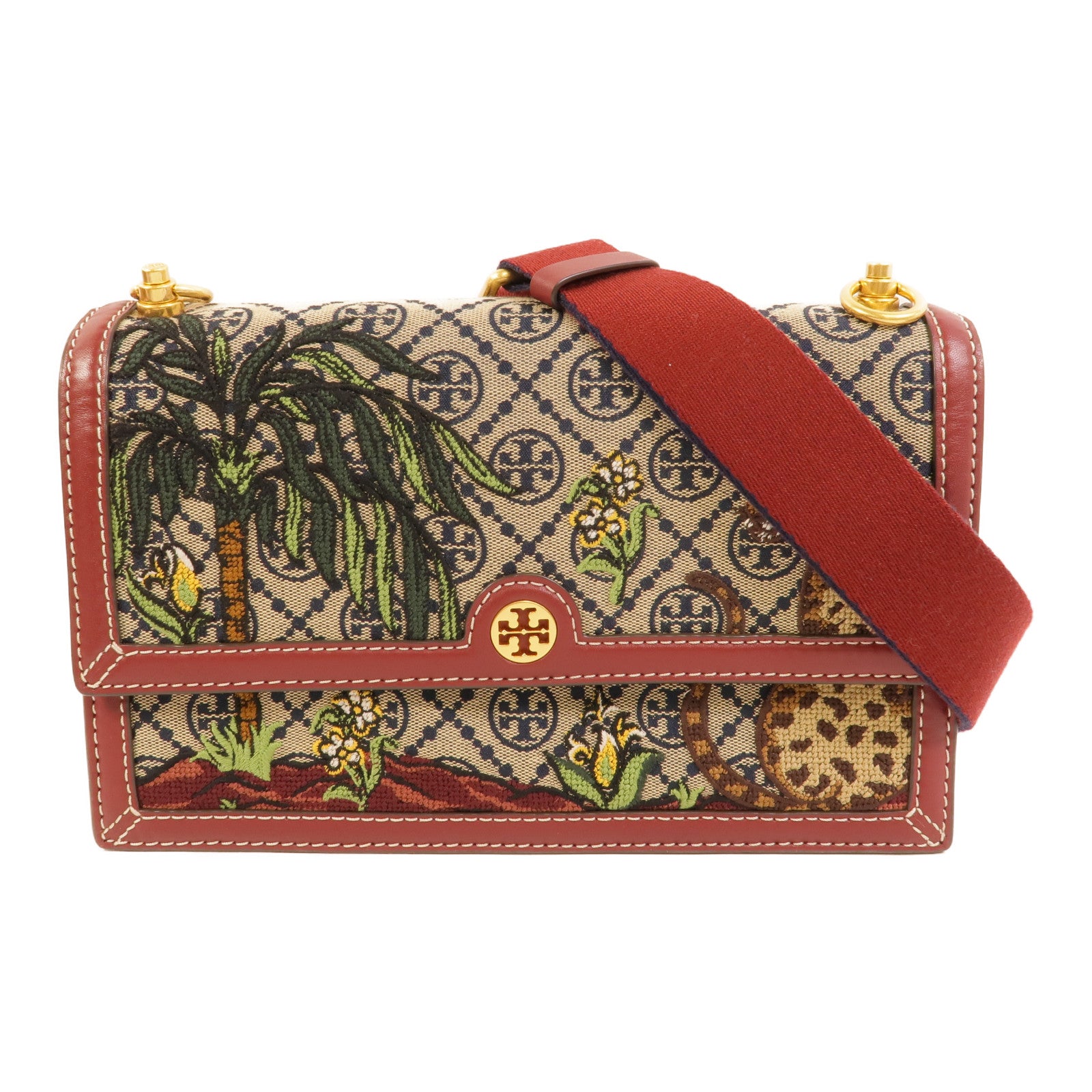 Tory Burch 帆布Shoulder Bag肩背袋