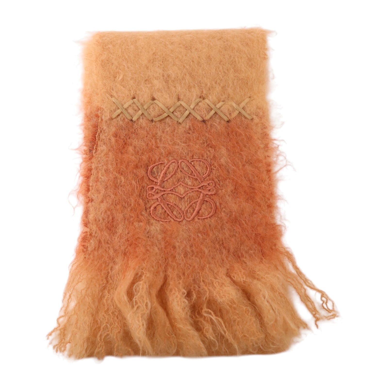 LOEWE Mohair/羊毛Anagram Scarf 140x19圍巾