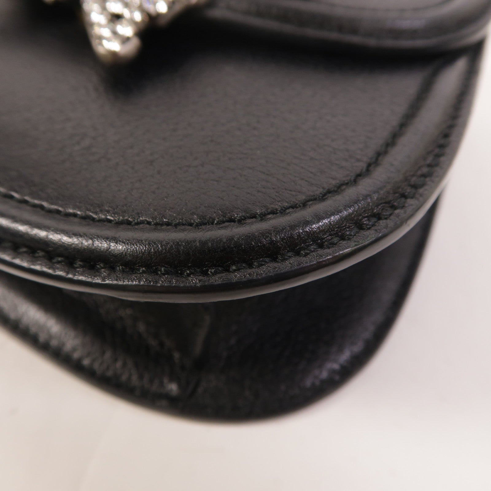 GUCCI 牛皮皮革Totem Butterfly Imitation Diamond肩背袋