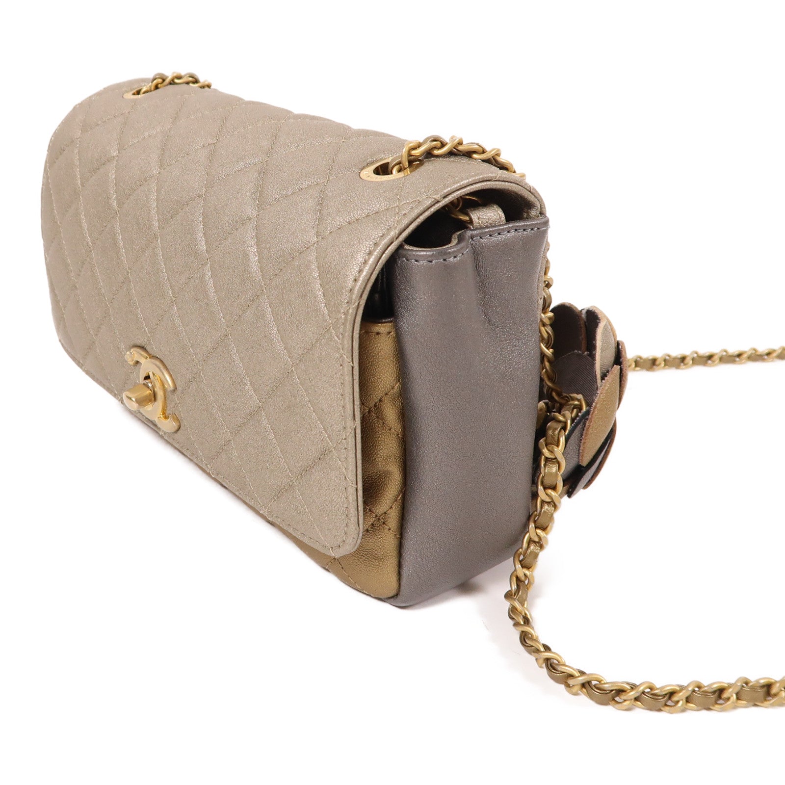 CHANEL 牛皮皮革2 Way Chain Shoulder手挽肩背兩用袋