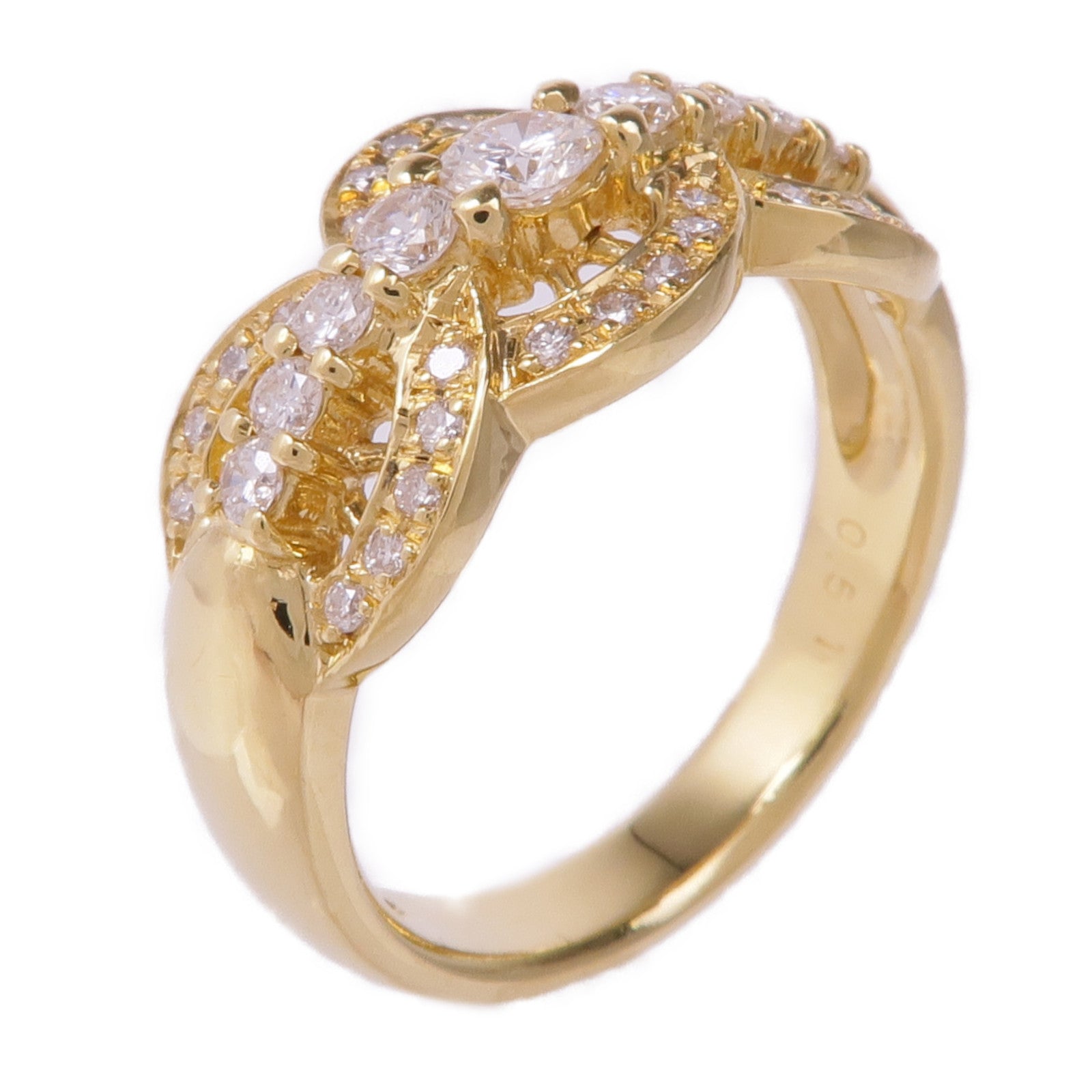 JEWELRY 【激減優惠】18K黃金Diamond Ring鑽石戒指US#6.25