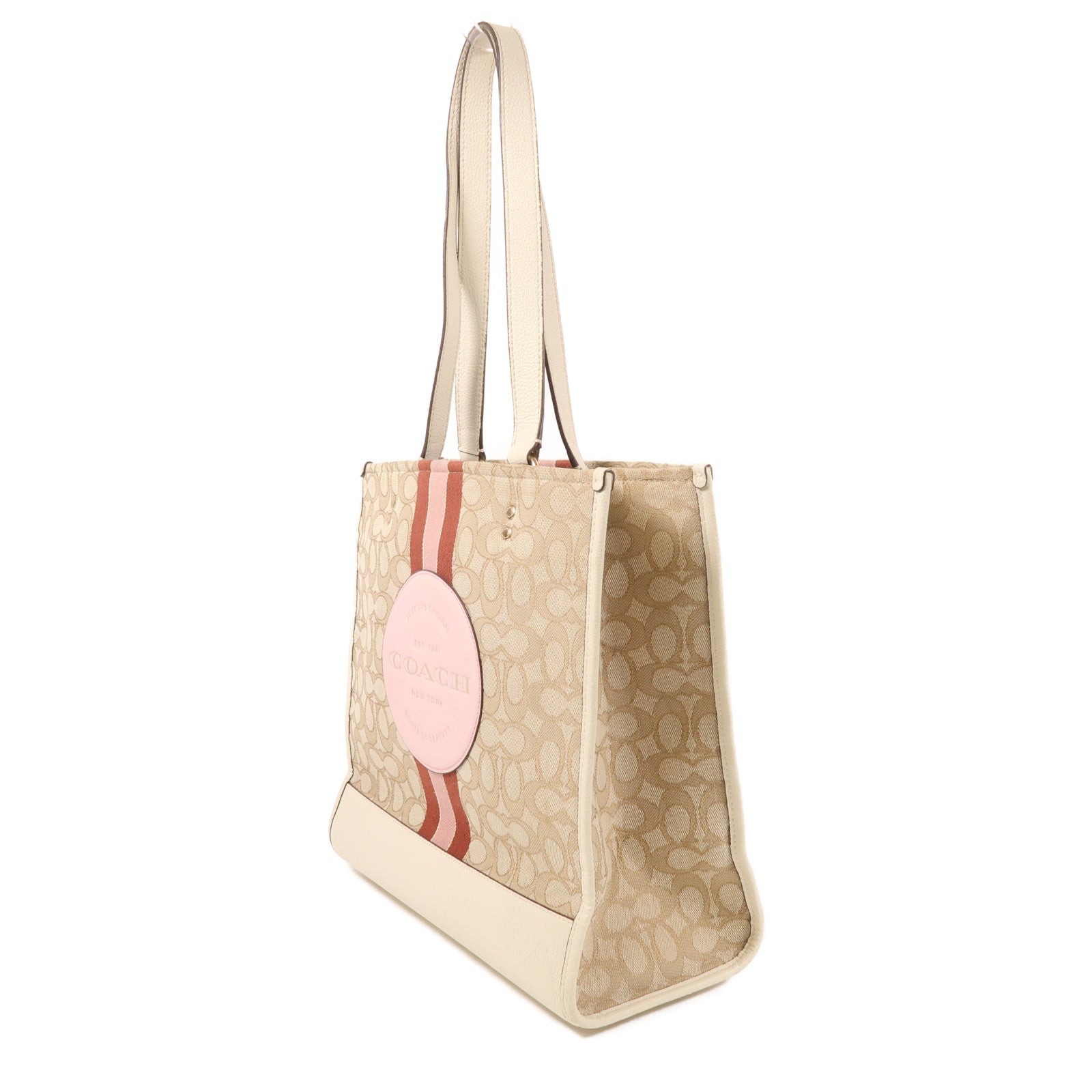 COACH 帆布Tote Bag肩背袋