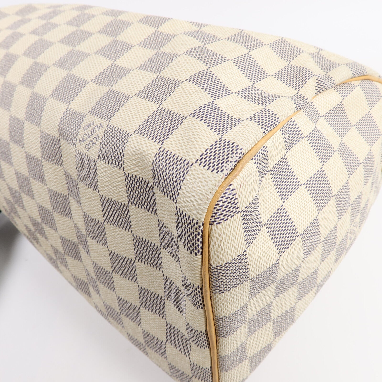 LOUIS VUITTON Damier Azur Speedy 30手挽袋