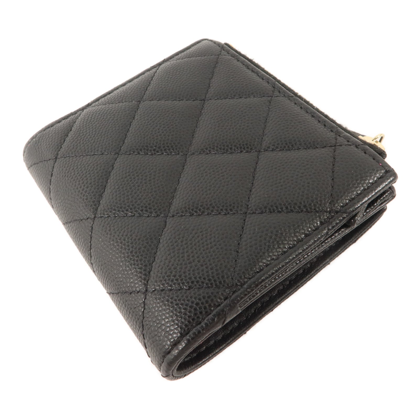 CHANEL 牛皮皮革Bifold Wallet錢包