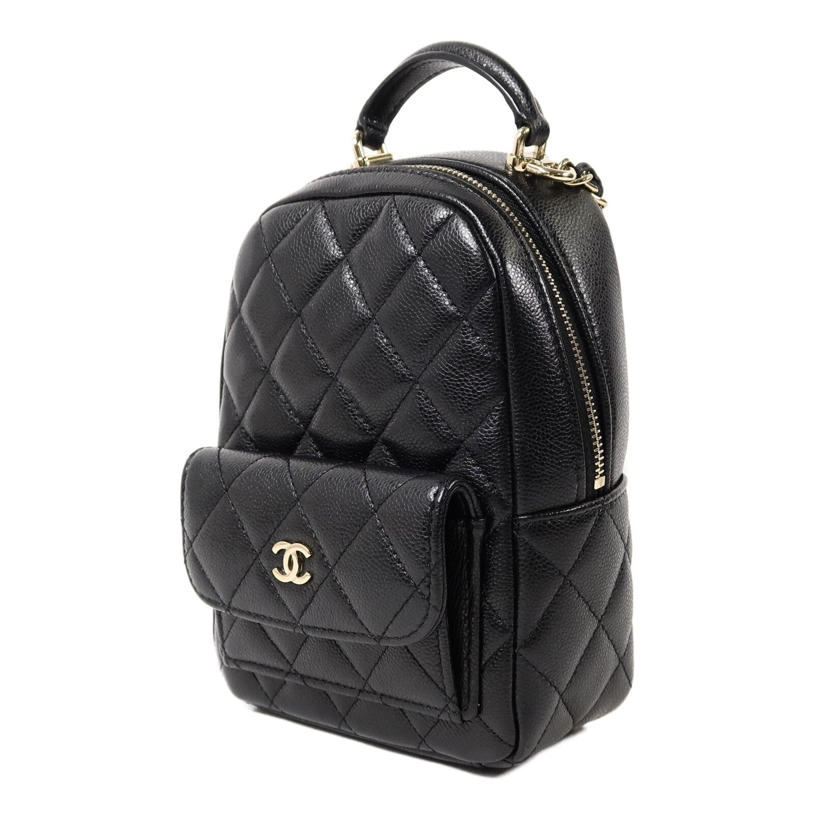 CHANEL 牛皮皮革Mini Backpack背包