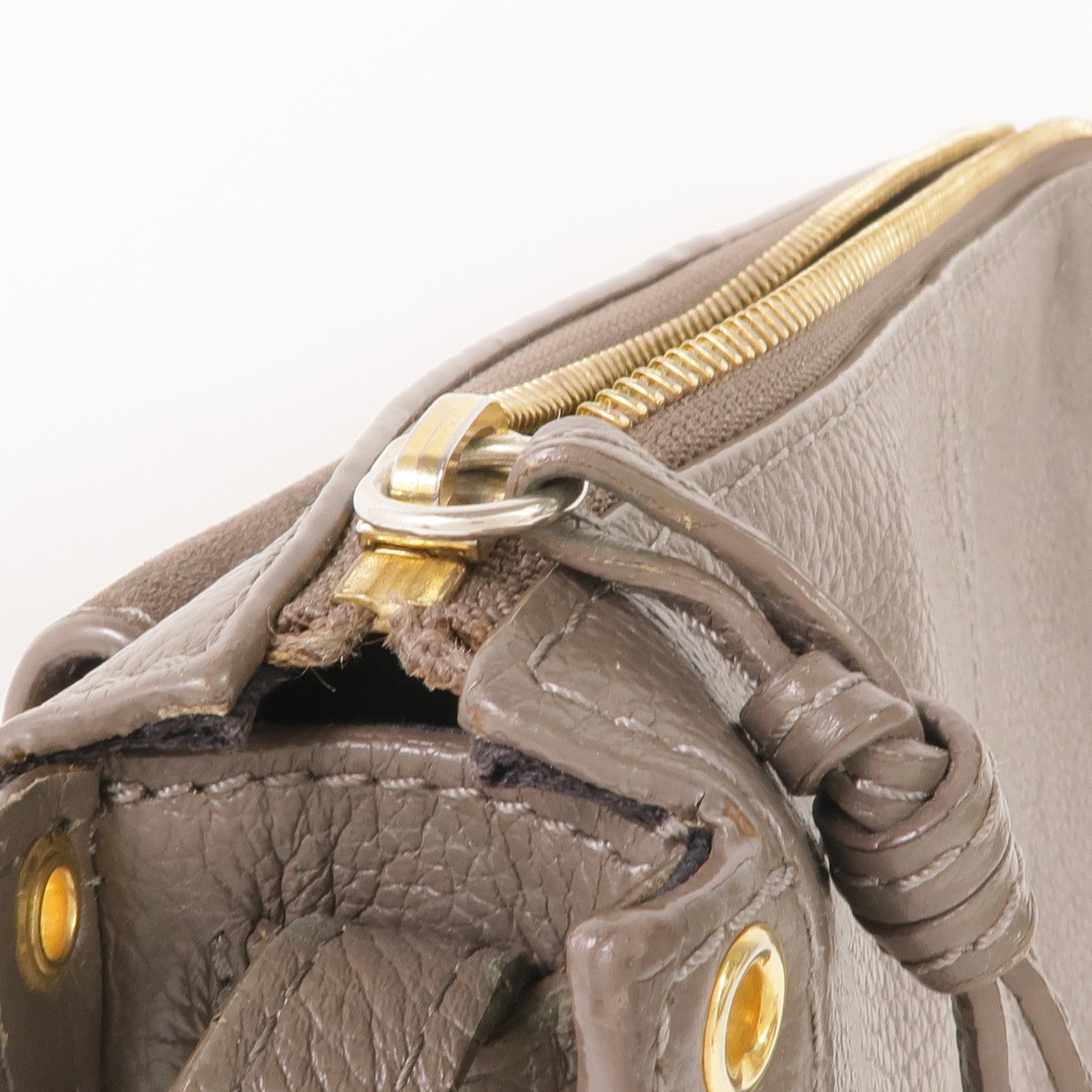 SEE BY CHLOE 麂皮皮革/牛皮皮革Shoulder Bag金扣肩背袋