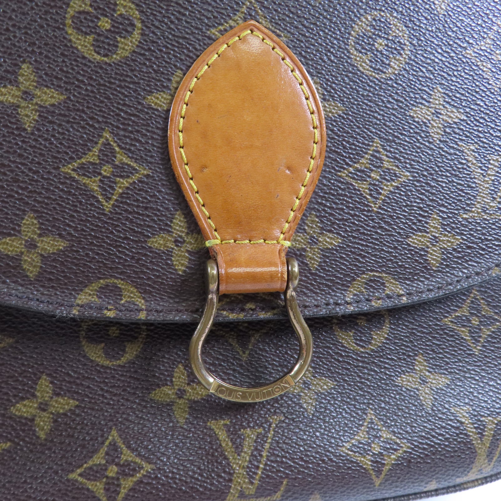 LOUIS VUITTON LV GHW Saint Cloud GM Shoulder Bag M51242 Monogram Brown