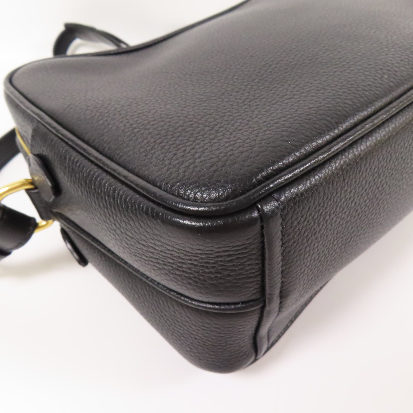 PRADA 牛皮皮革金扣Shoulder Bag肩背袋