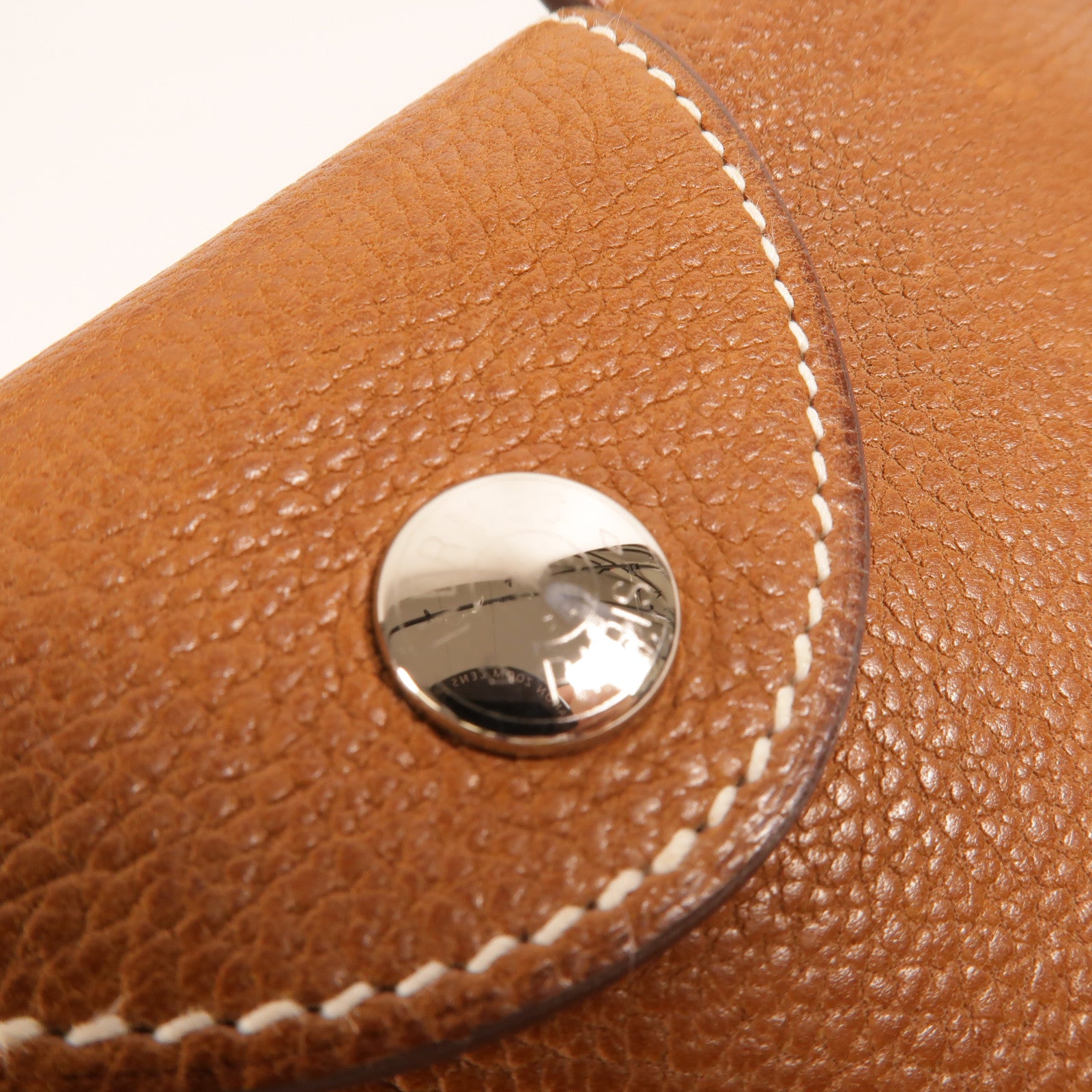 HERMES Barenia皮革Tribune Briefcase公事包Fauve