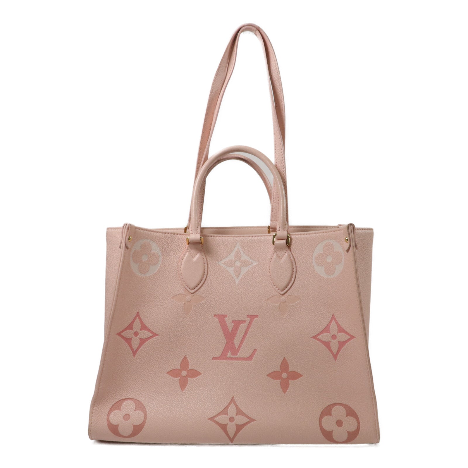 LOUIS VUITTON Monogram Empreeinte On The Go MM手挽肩背兩用袋