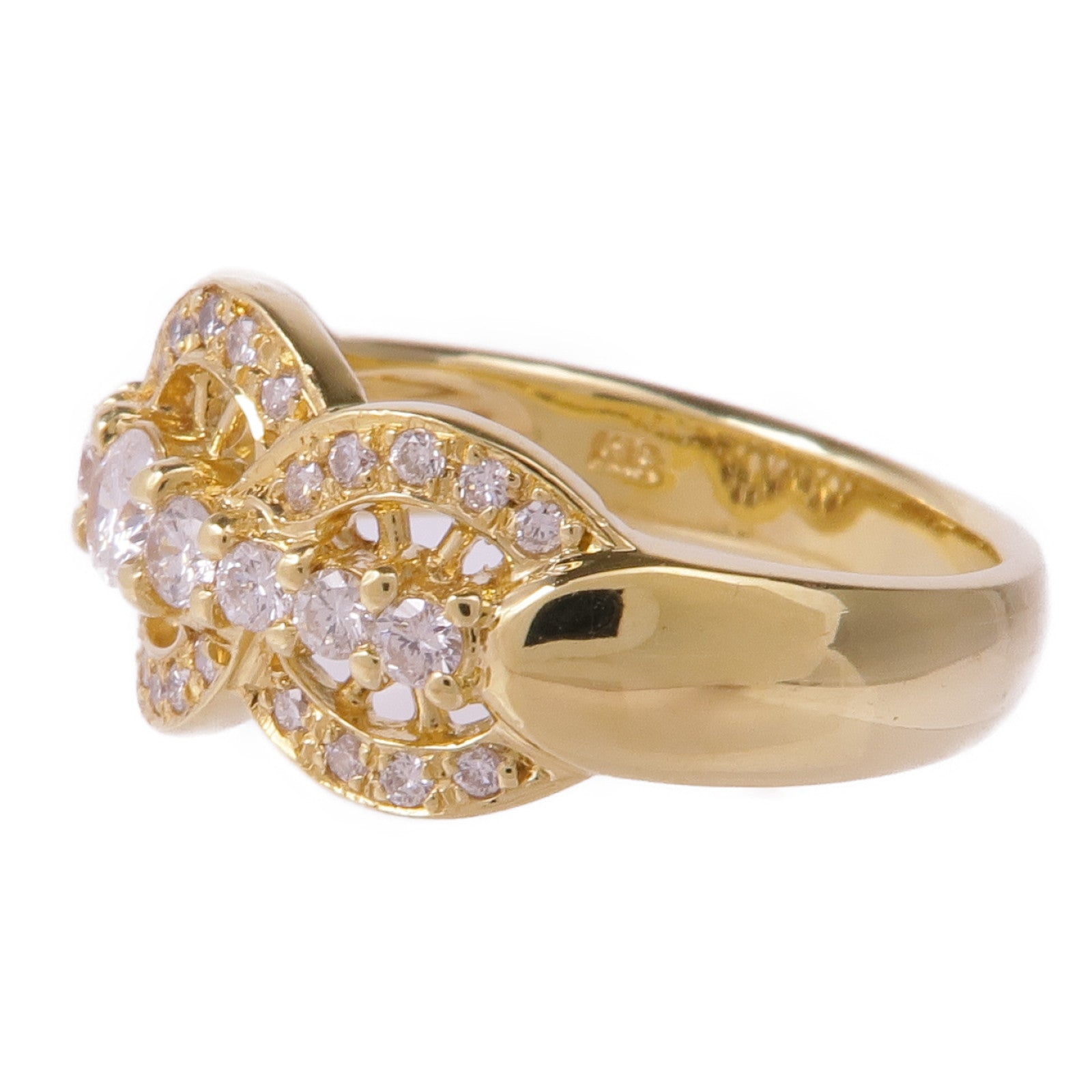 JEWELRY 【激減優惠】18K黃金Diamond Ring鑽石戒指US#6.25