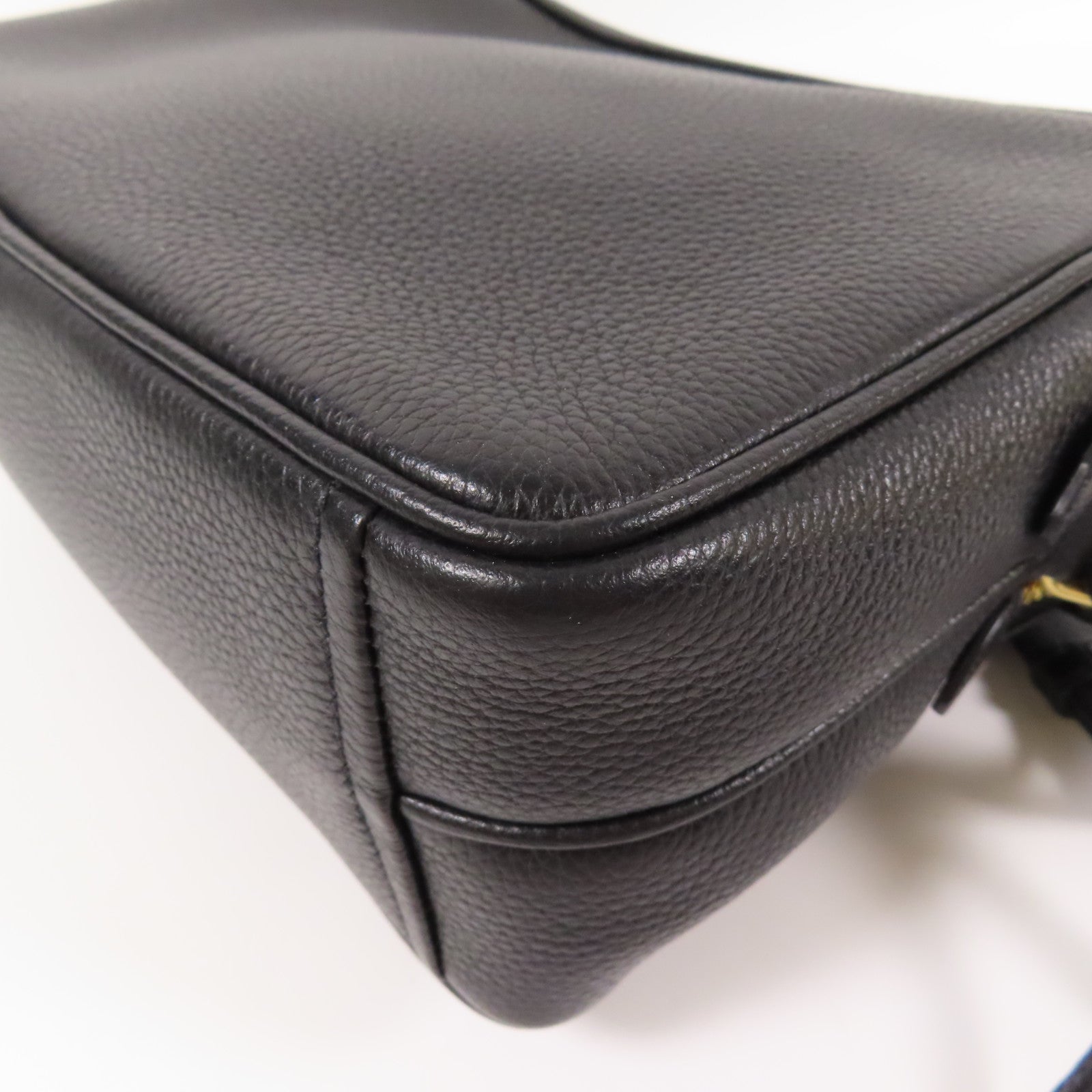 PRADA 牛皮皮革金扣Shoulder Bag肩背袋