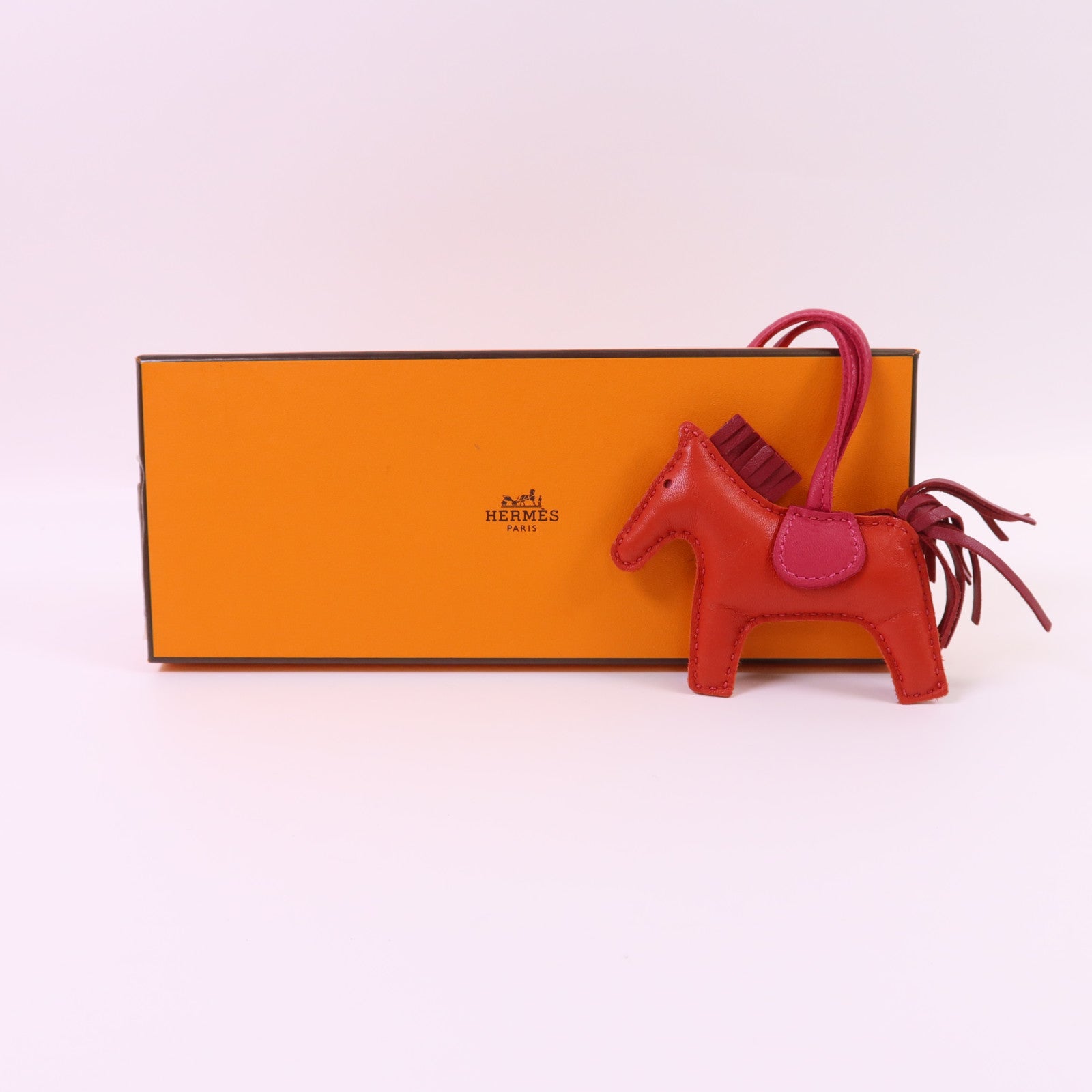 HERMES Milo皮革Rodeo PM掛飾