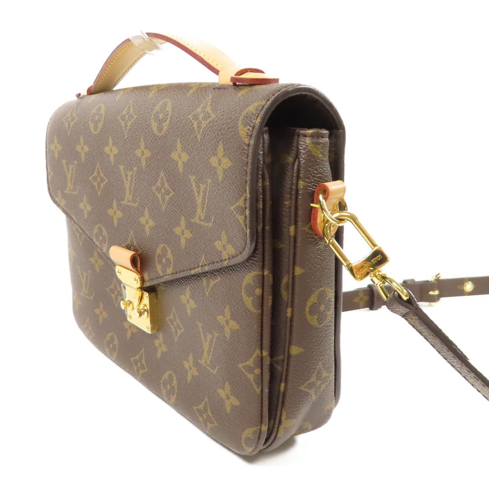 LOUIS VUITTON Monogram Pochette Metis MM金扣手挽肩背兩用袋
