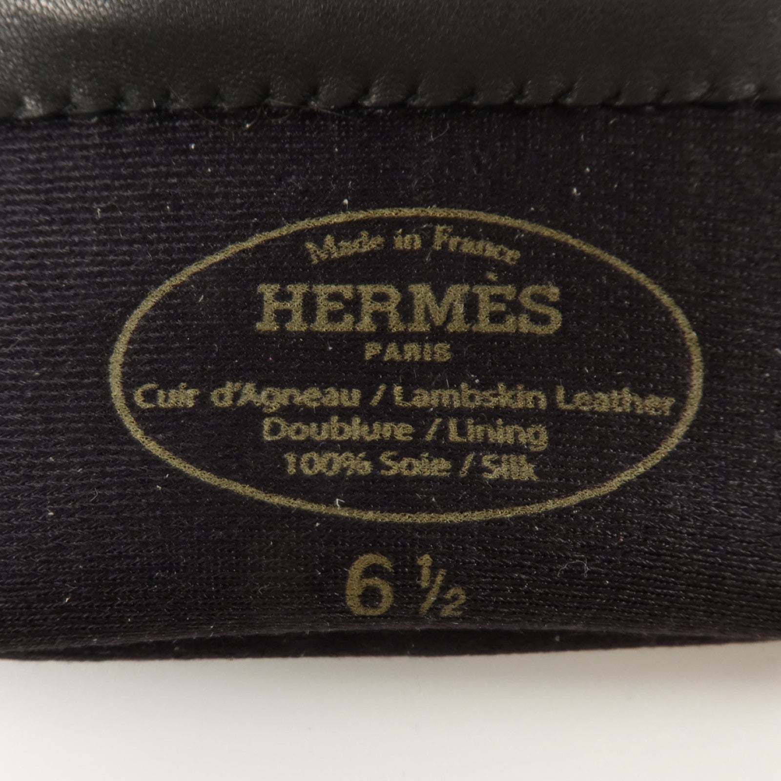 HERMES 【激減優惠】羊皮皮革Gloves手套