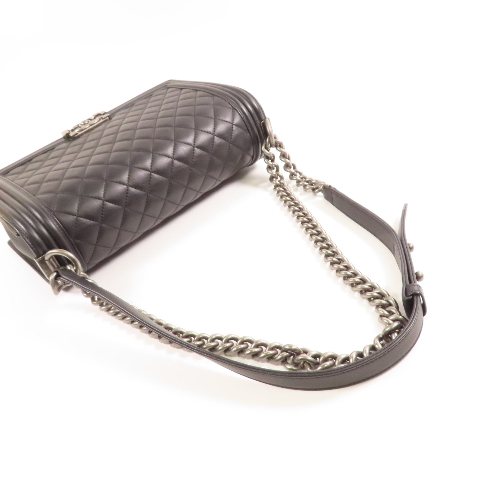 CHANEL 牛皮皮革Boy Chanel肩背袋