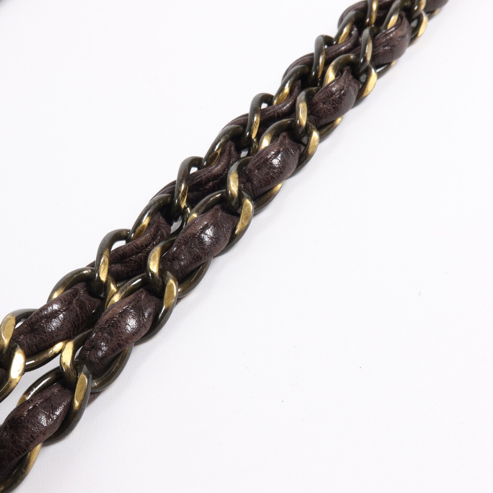 CHANEL 羊皮皮革Vintage Chain Shoulder鏈帶肩背袋