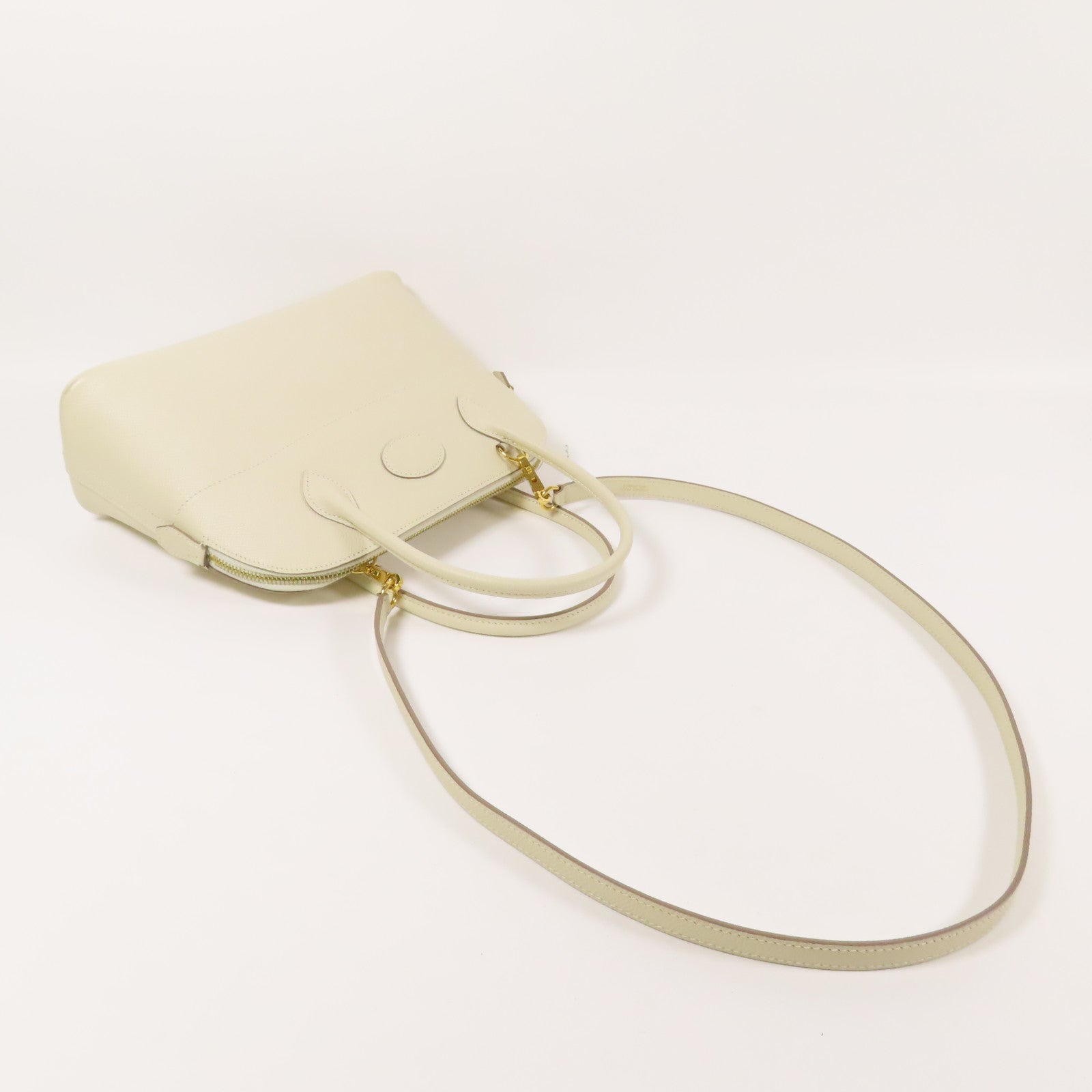 HERMES Epsom皮革Bolide 27金扣手挽肩背兩用袋Nata