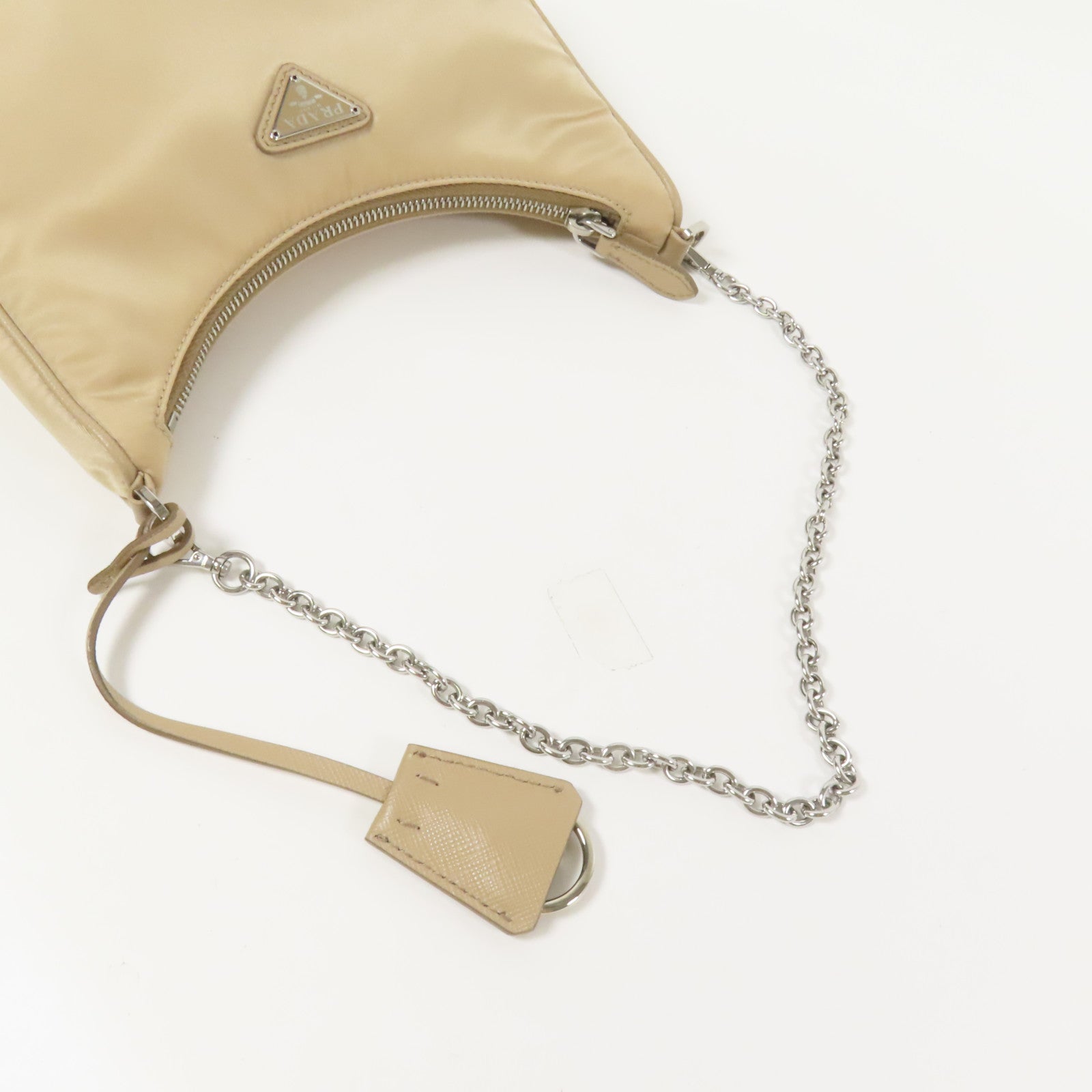 PRADA PRADA 尼龍Re-Edition 2005銀扣手挽肩背兩用袋