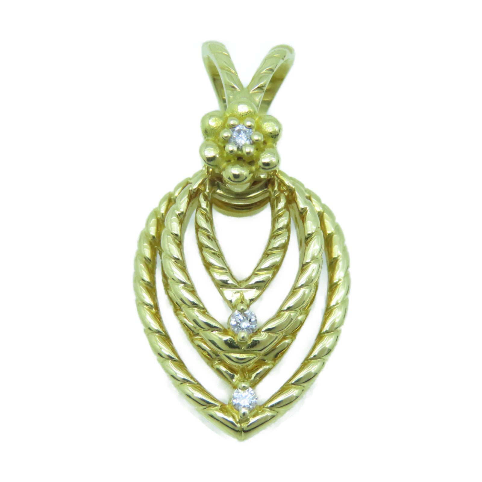 JEWELRY 18K Yellow Gold Pendant Top Pendant Gold