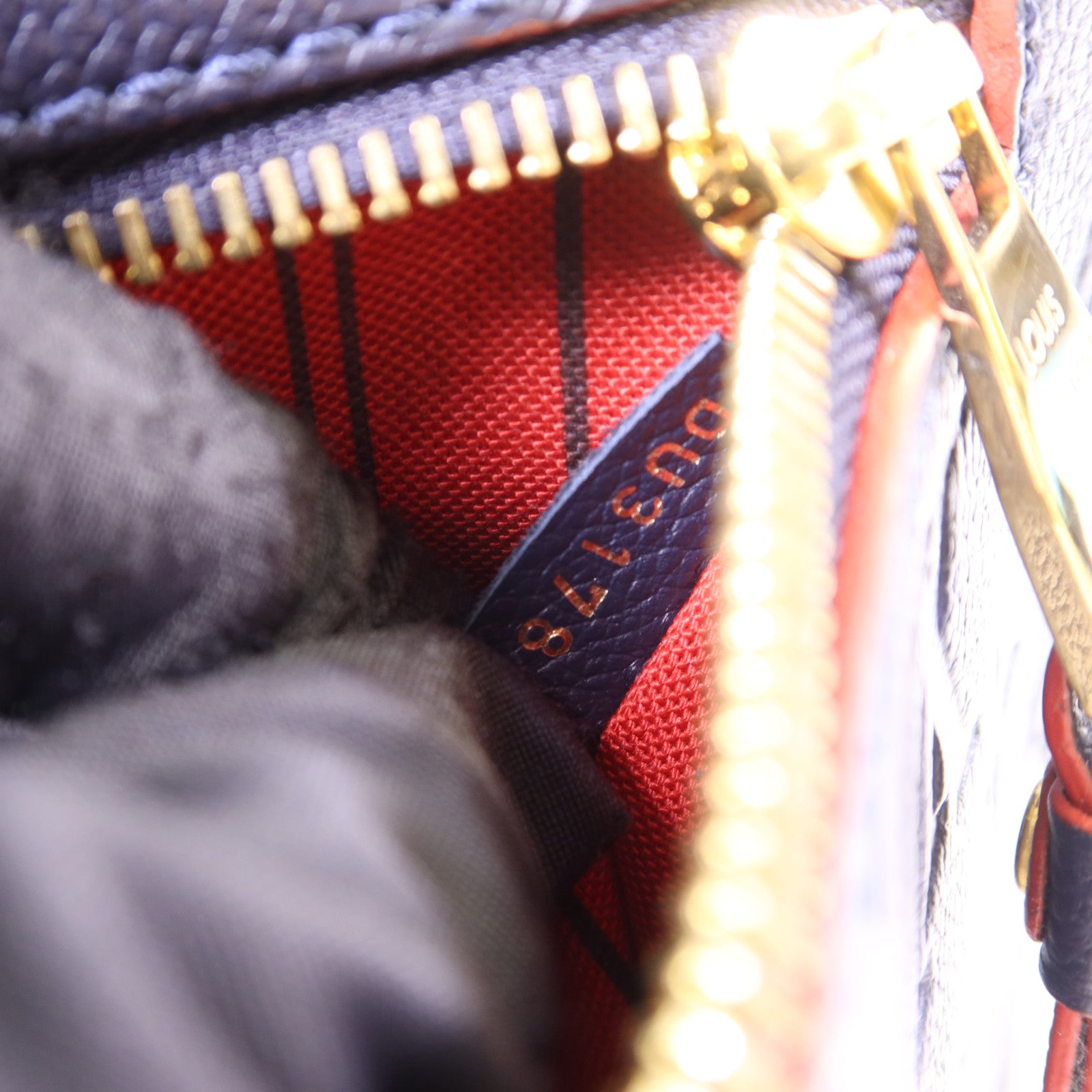 LOUIS VUITTON Monogram Empreinte Pochette Metis金扣手挽肩背兩用袋
