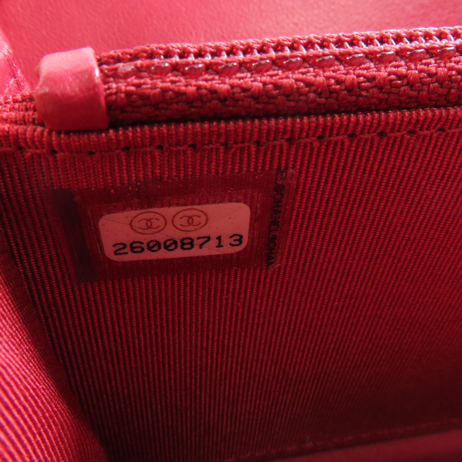 CHANEL 牛皮皮革Wallet金扣錢包