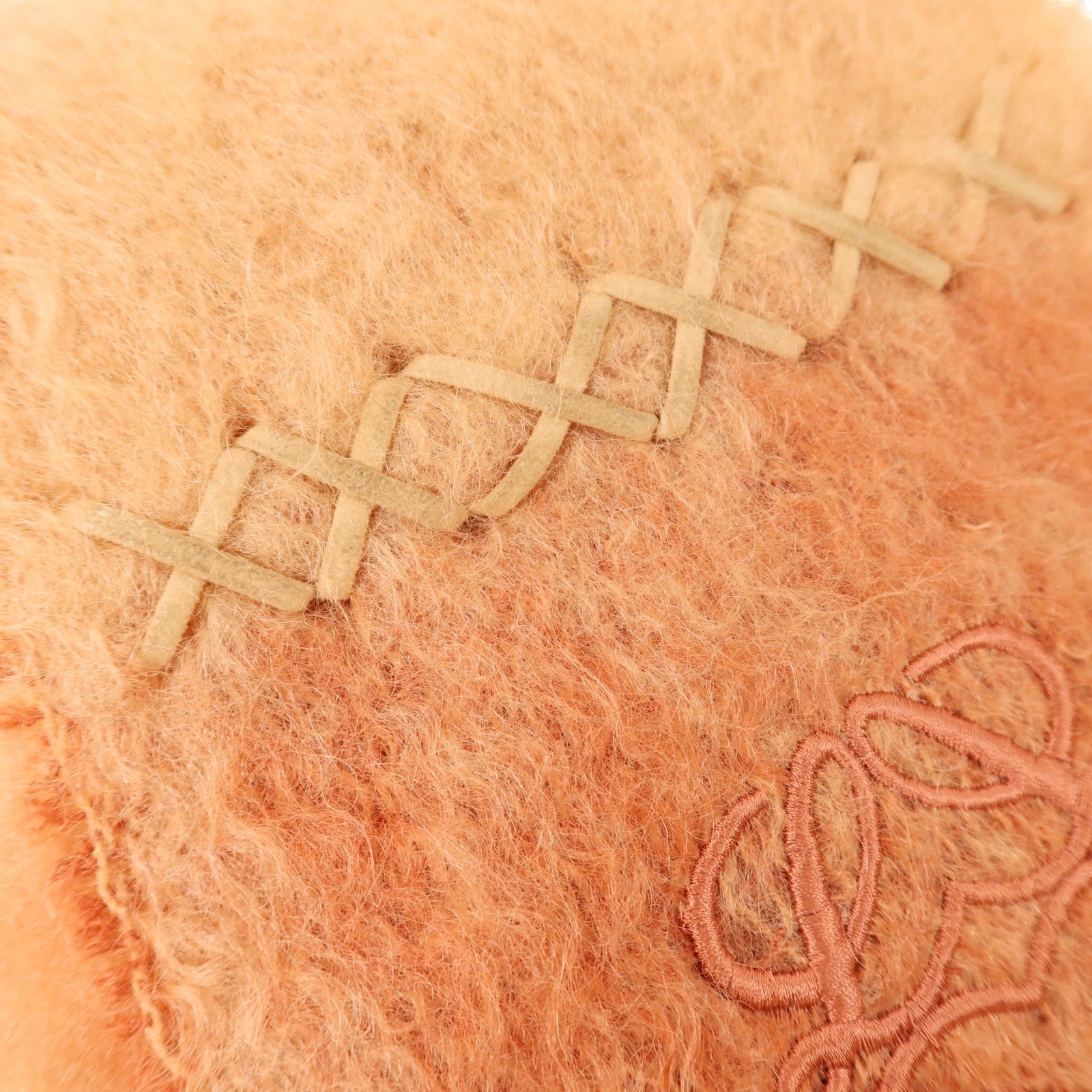 LOEWE Mohair/羊毛Anagram Scarf 140x19圍巾
