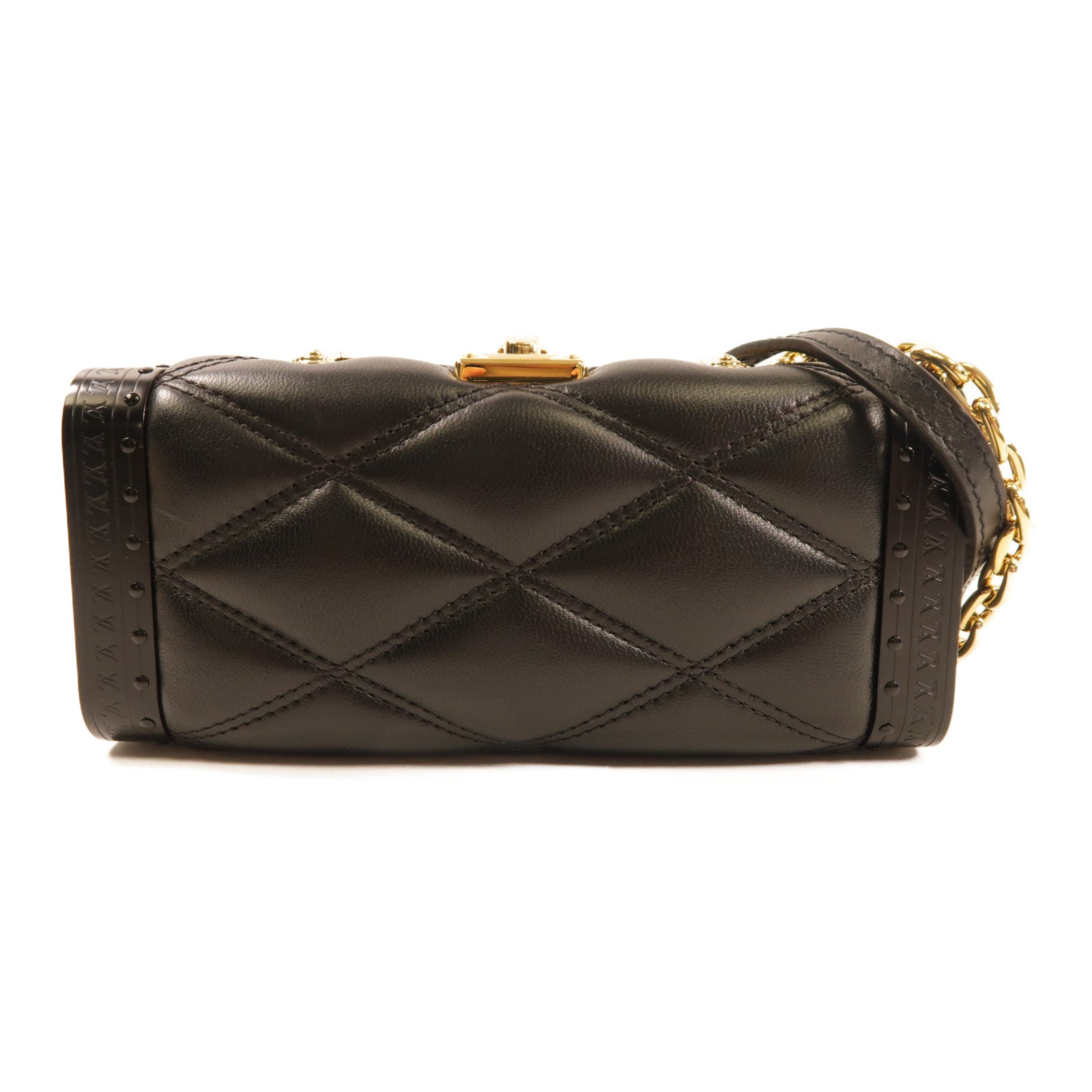 LOUIS VUITTON LV Vanity Case 2 Way Shoulder Bag M23575 Calfskin Leather Black