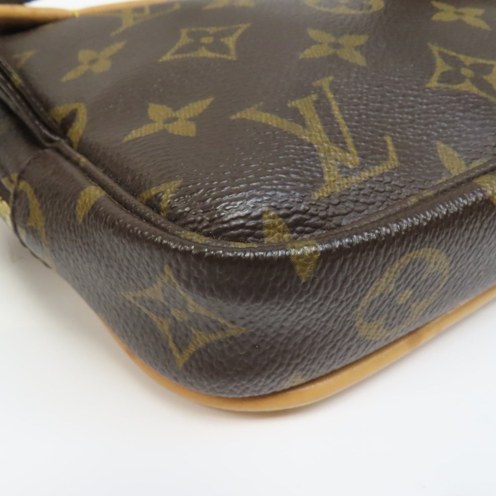 LOUIS VUITTON Monogram Bosphore Bum Bag金扣腰包啡色