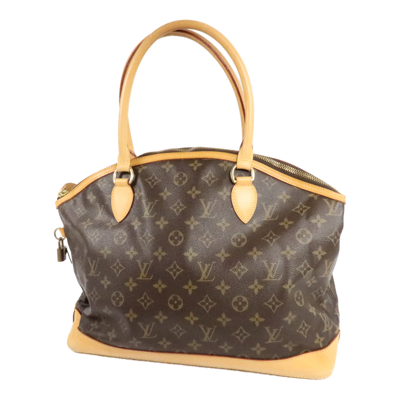 LOUIS VUITTON Monogram Lockit Horizontal金扣肩背袋