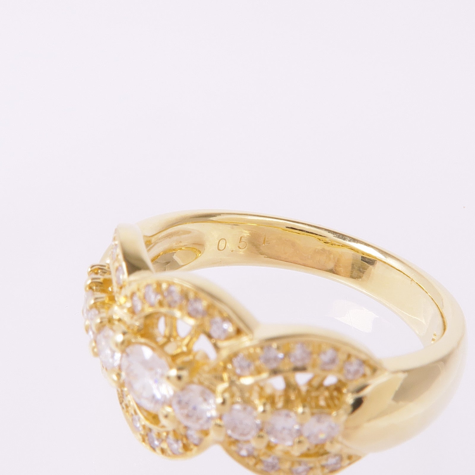 JEWELRY 【激減優惠】18K黃金Diamond Ring鑽石戒指US#6.25