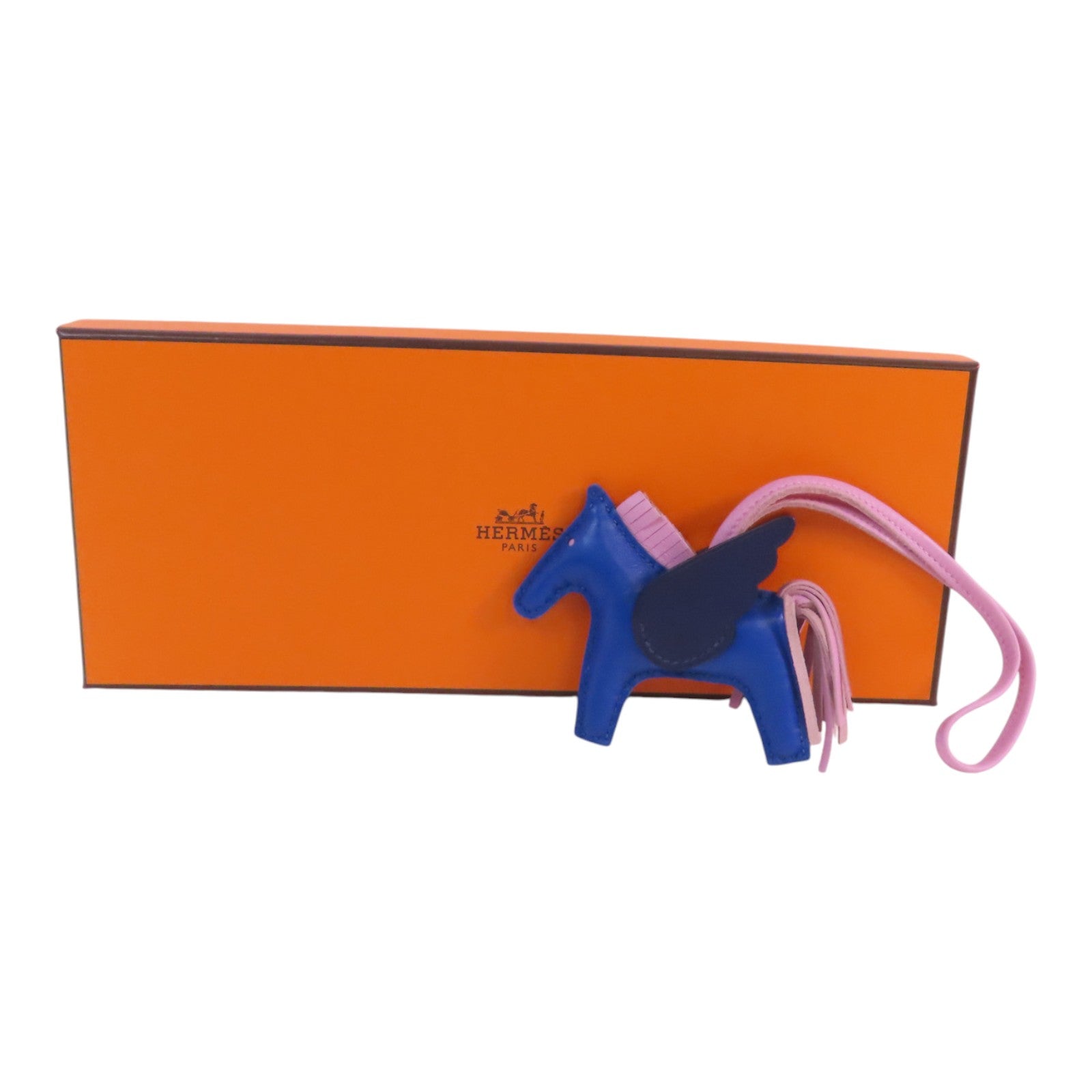 HERMES Milo皮革Rodeo Pegase PM掛飾