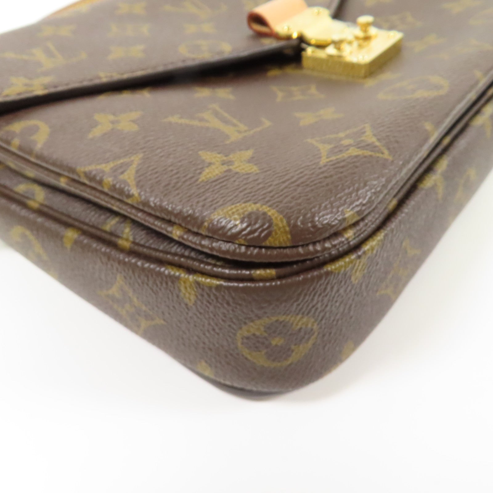 LOUIS VUITTON Monogram Pochette Metis MM金扣手挽肩背兩用袋