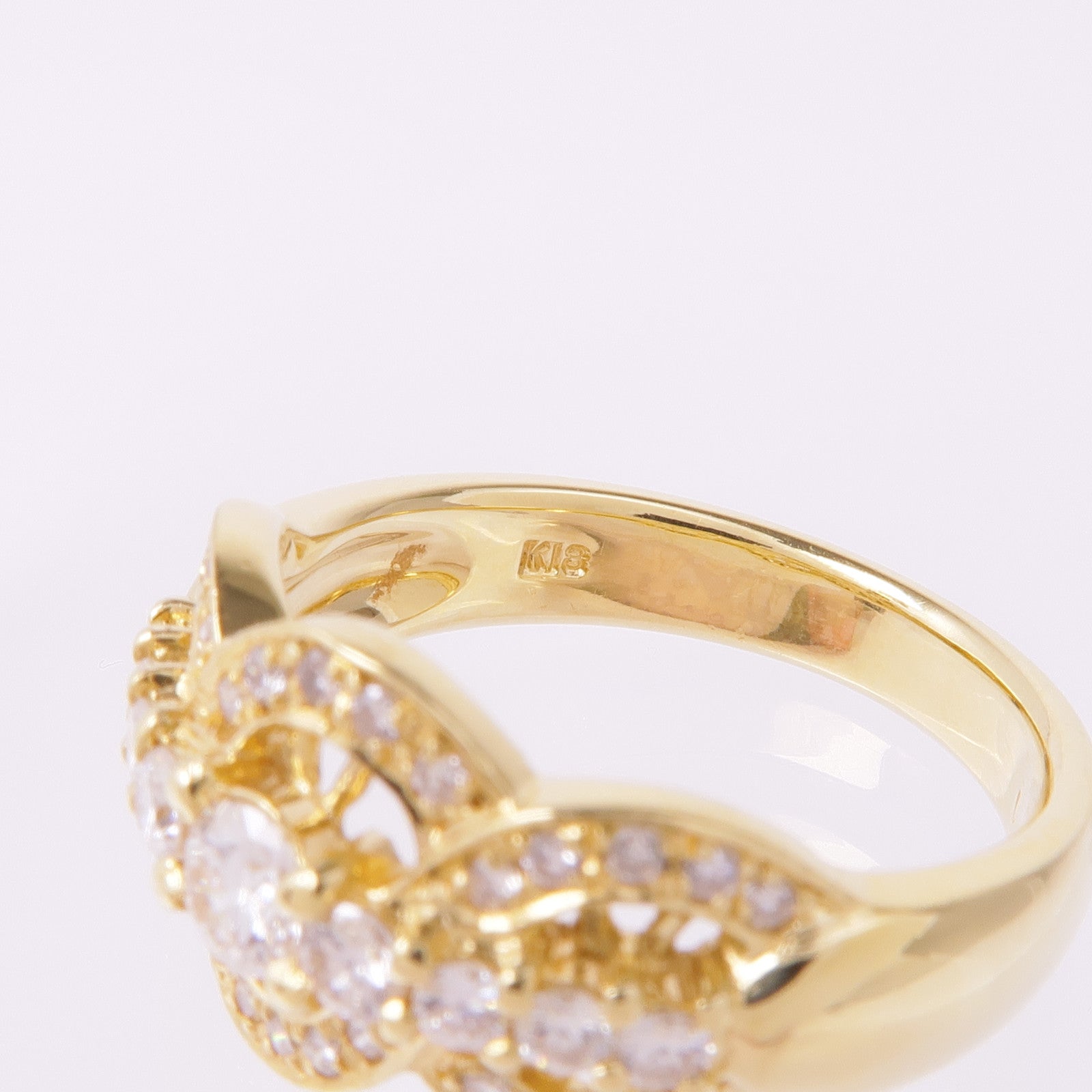 JEWELRY 【激減優惠】18K黃金Diamond Ring鑽石戒指US#6.25