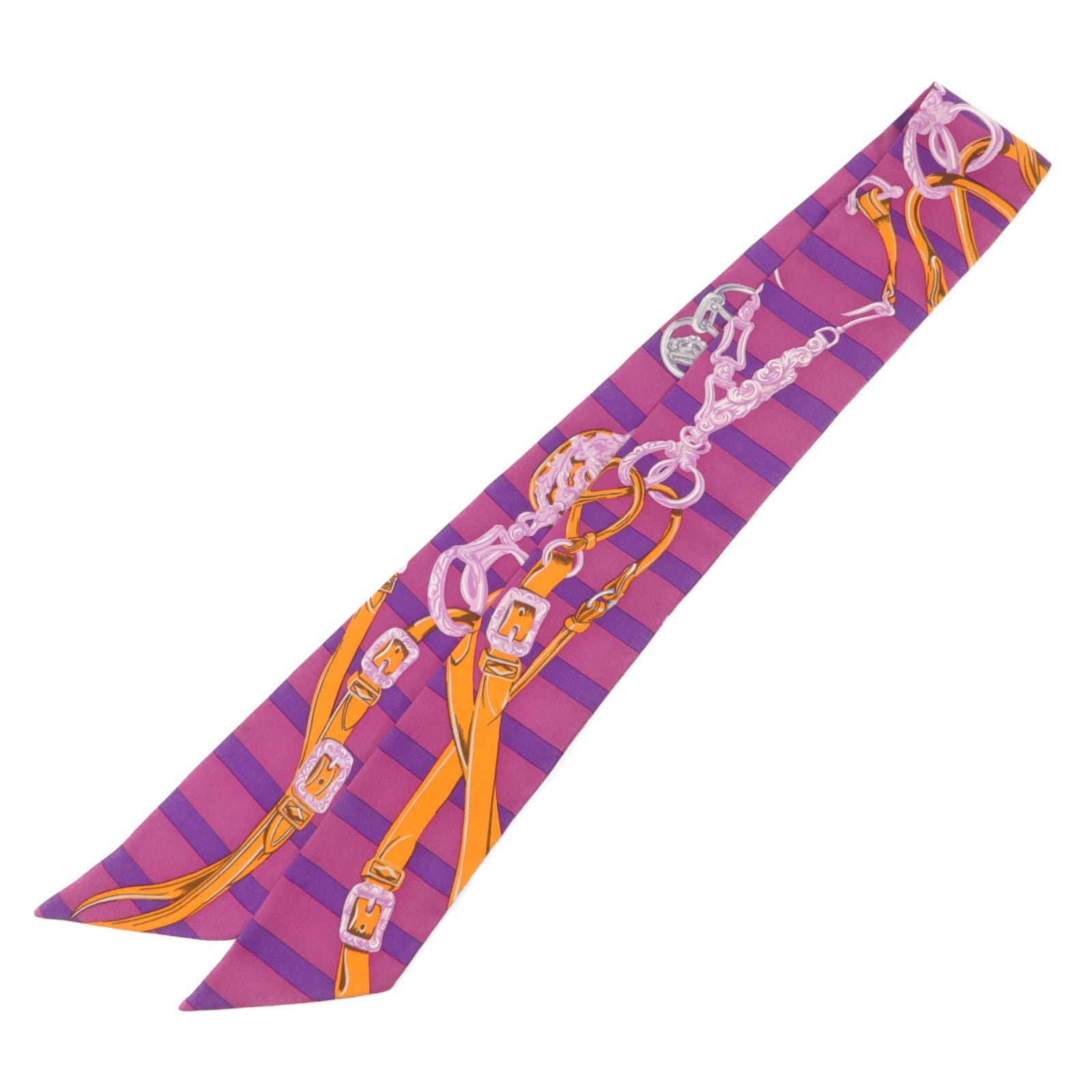 HERMES 絲質Twilly絲巾