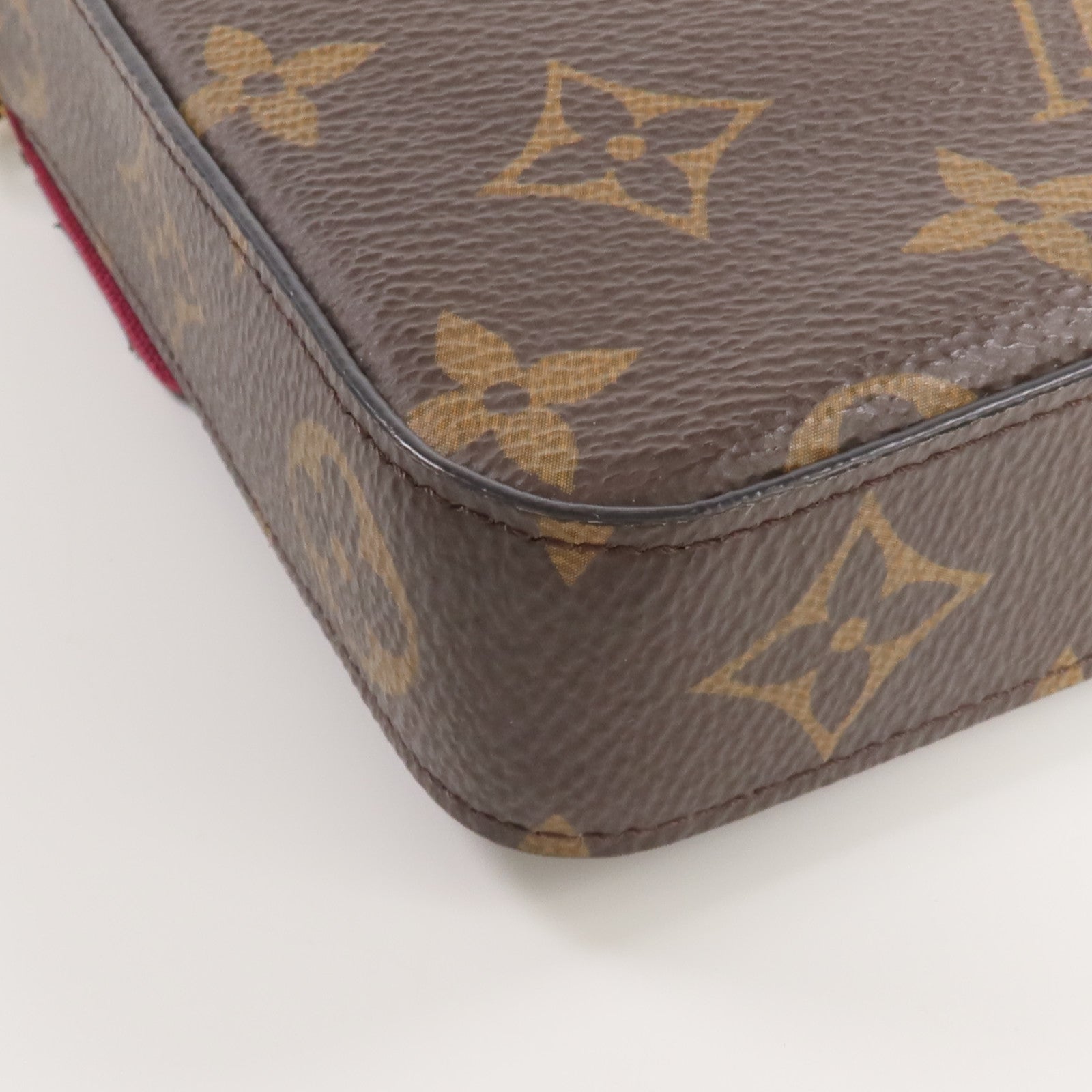 LOUIS VUITTON Monogram Pochette Felicie金扣鏈帶肩背袋