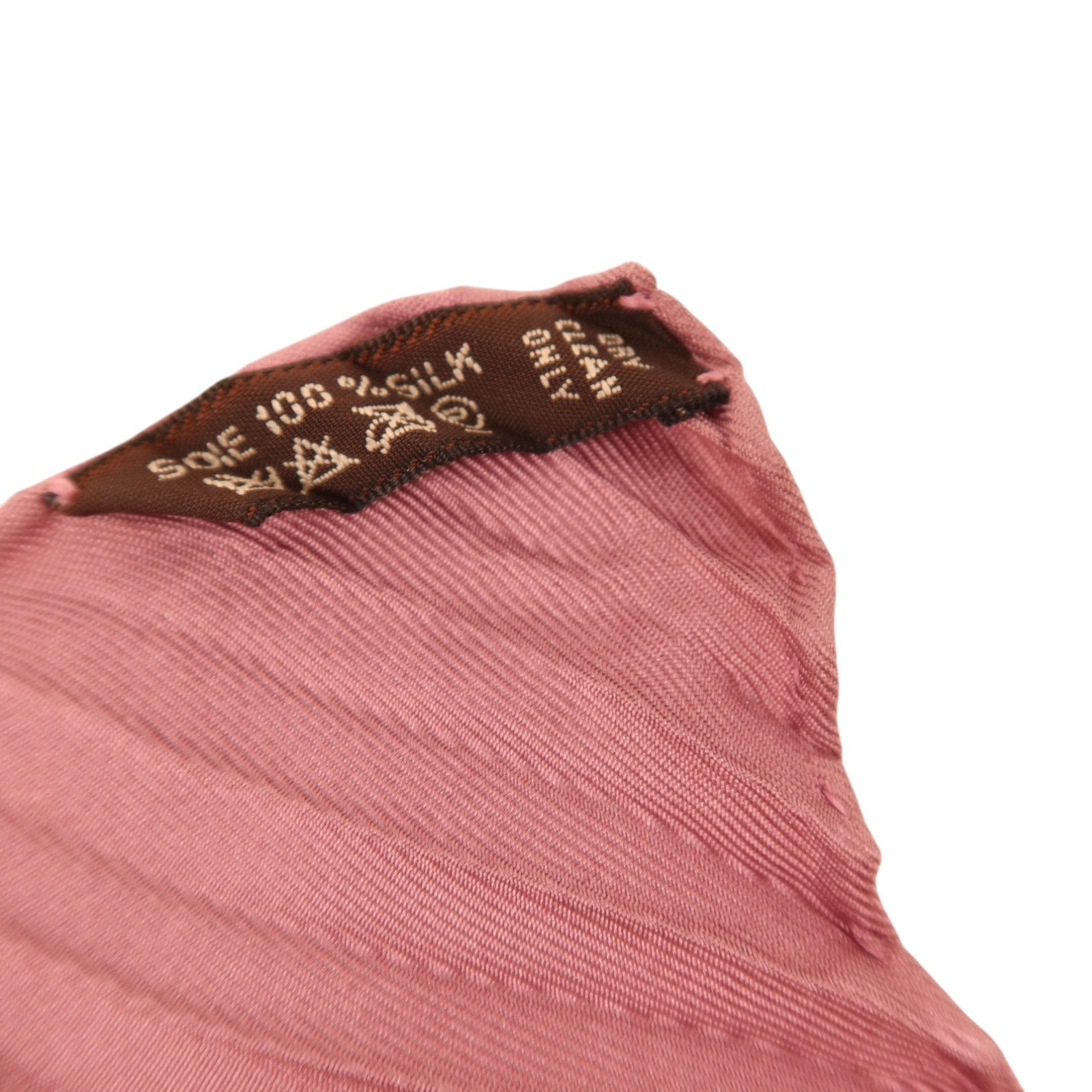 HERMES 絲質Pleated Triangle Scarf絲巾