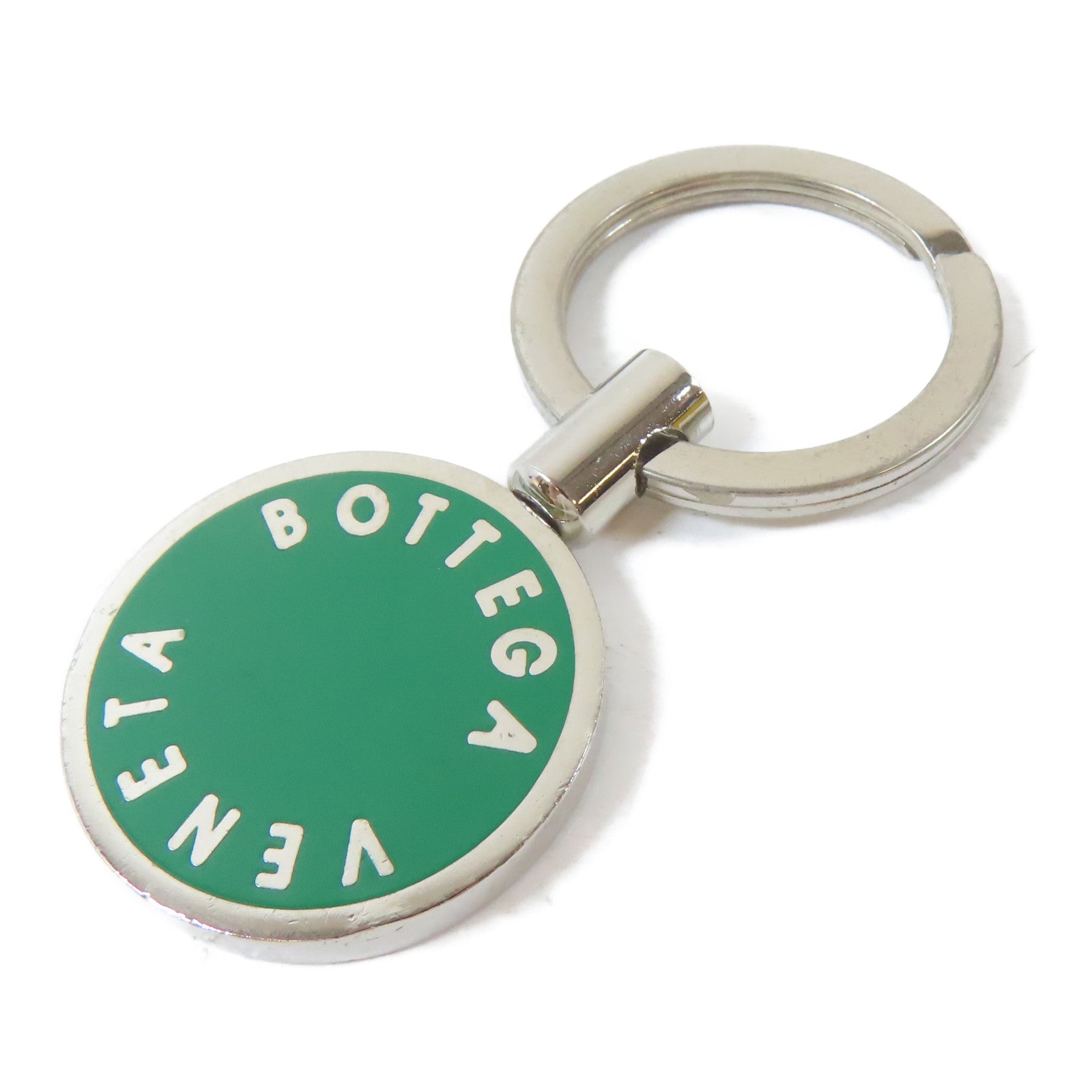 BOTTEGA VENETA 金屬Key Chain鎖匙扣綠色/銀色