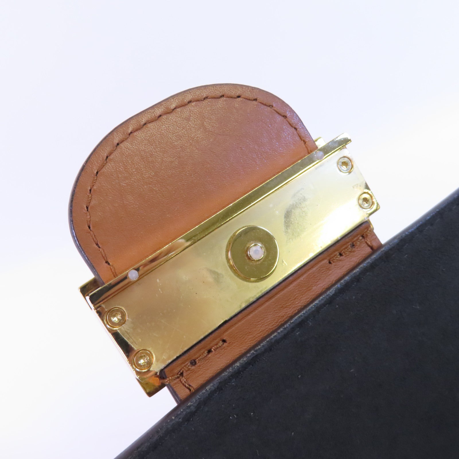 LOUIS VUITTON 【激減優惠】Monogram Reverse Mini Dauphine金扣肩背袋