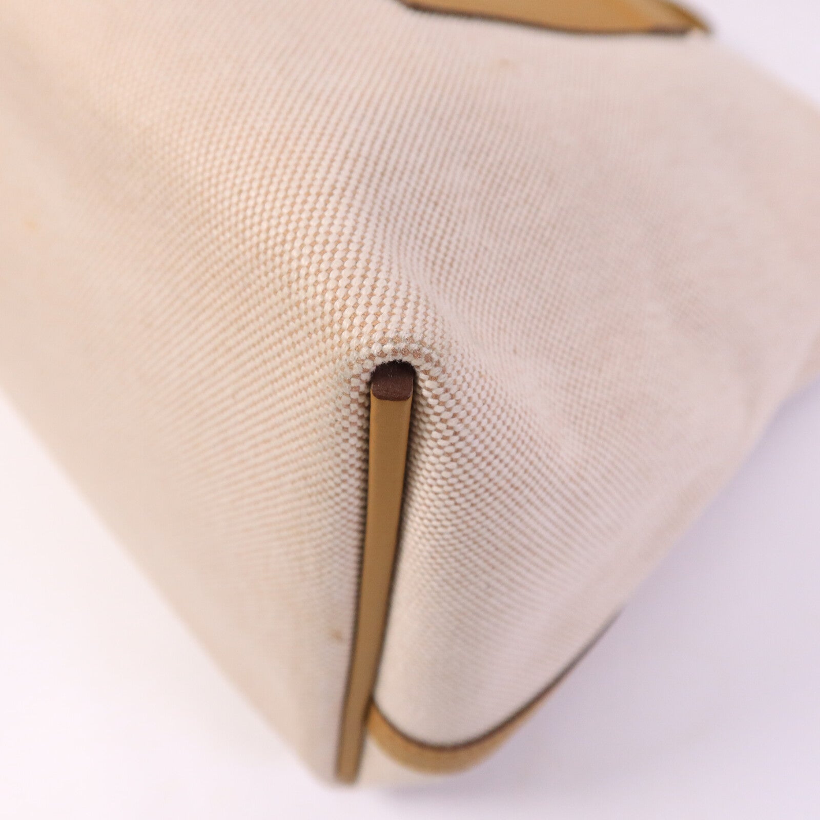HERMES 帆布/Swift皮革24/24 35CM手挽袋Sesame